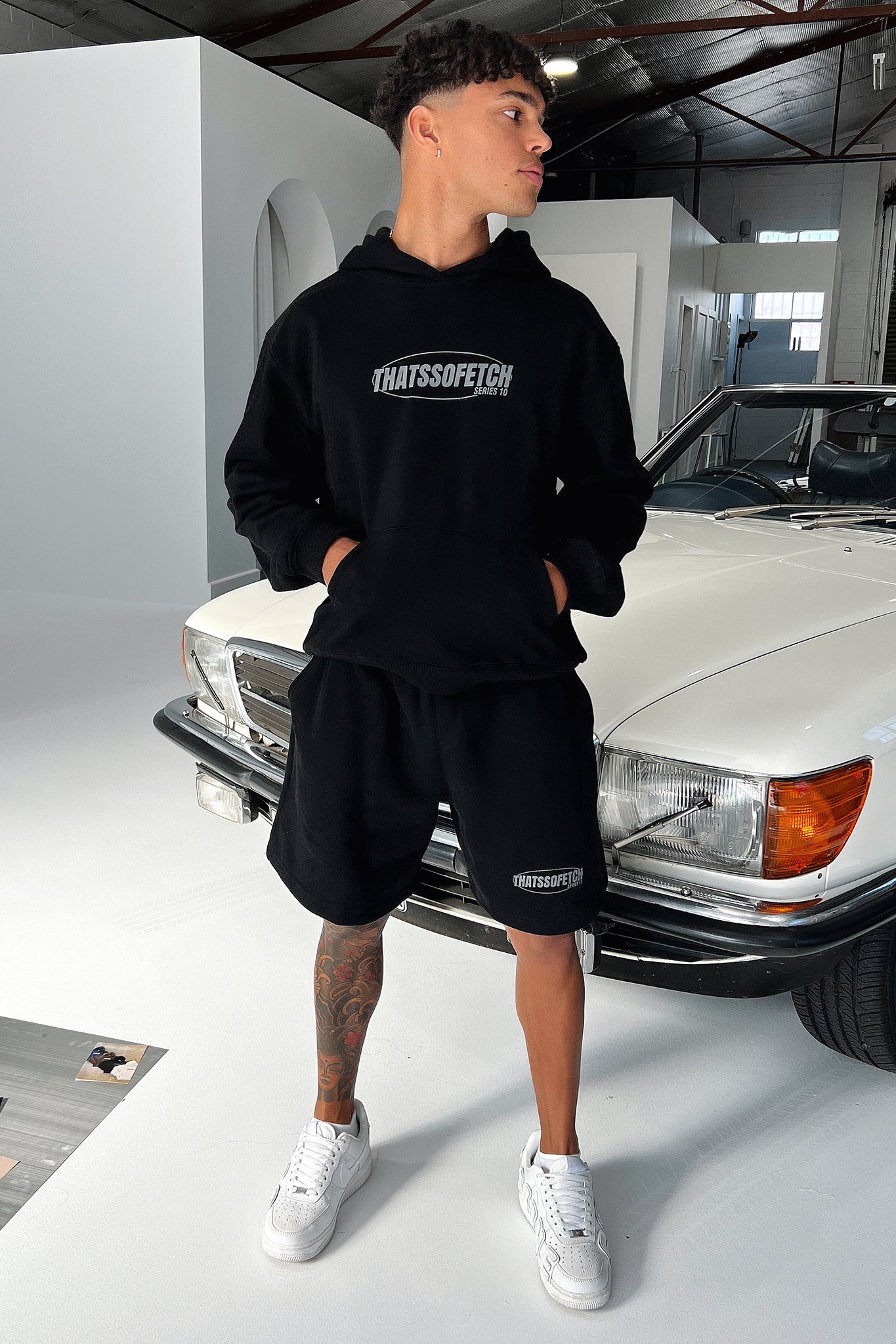 Series 10 3/4 Shorts - Black