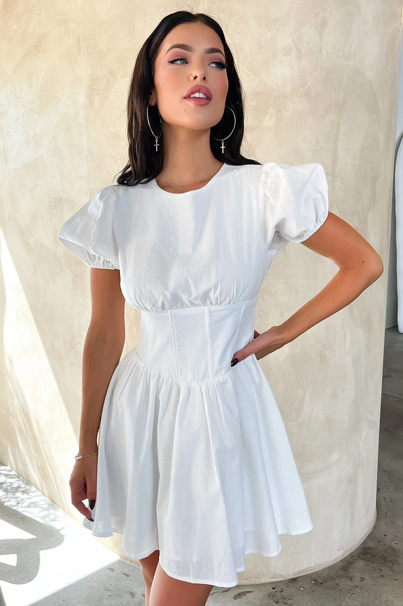 Jordyn Dress - White