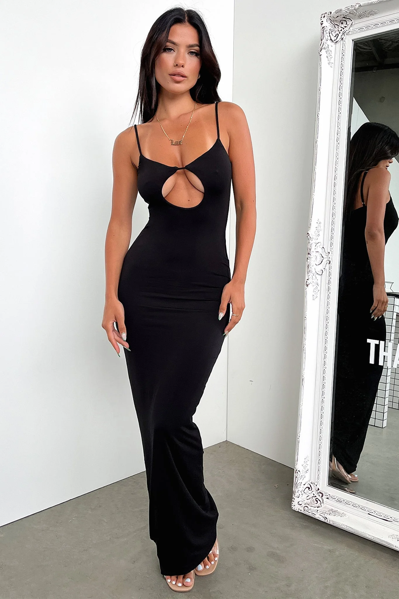 Maya Maxi Dress - Black