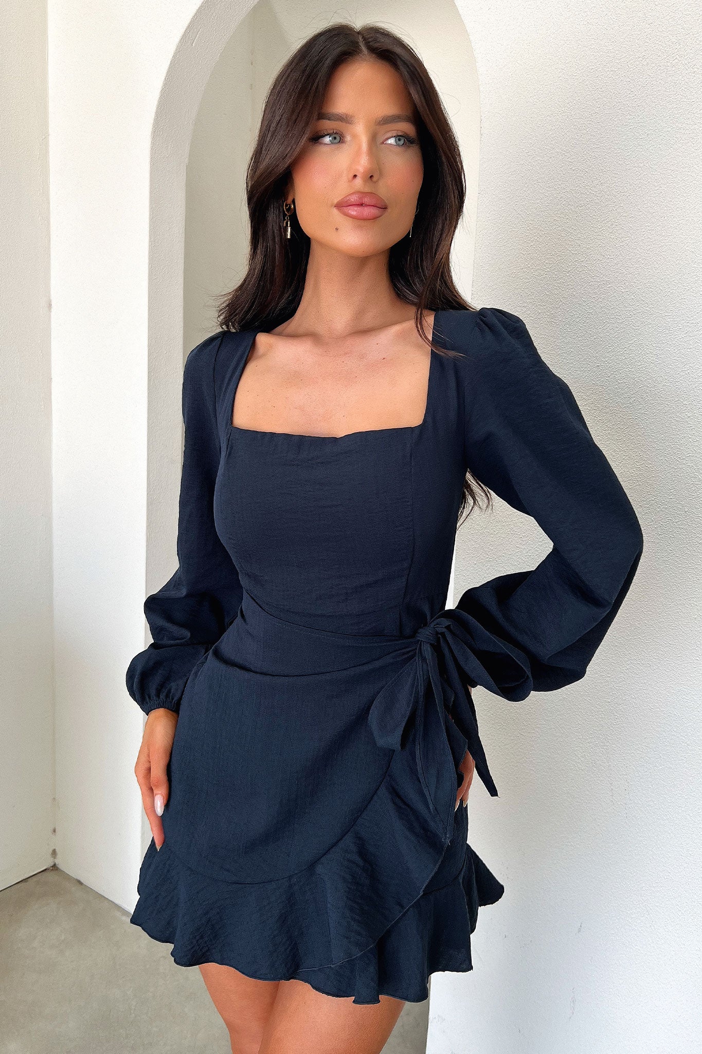 Silvana Dress - Navy