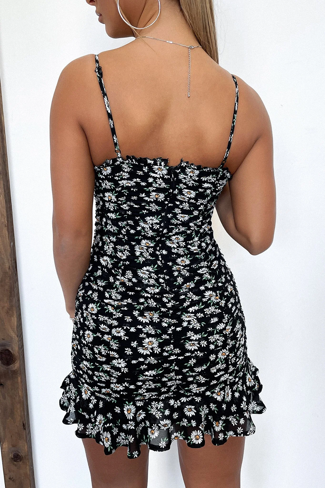 Amanda Dress - Black Floral