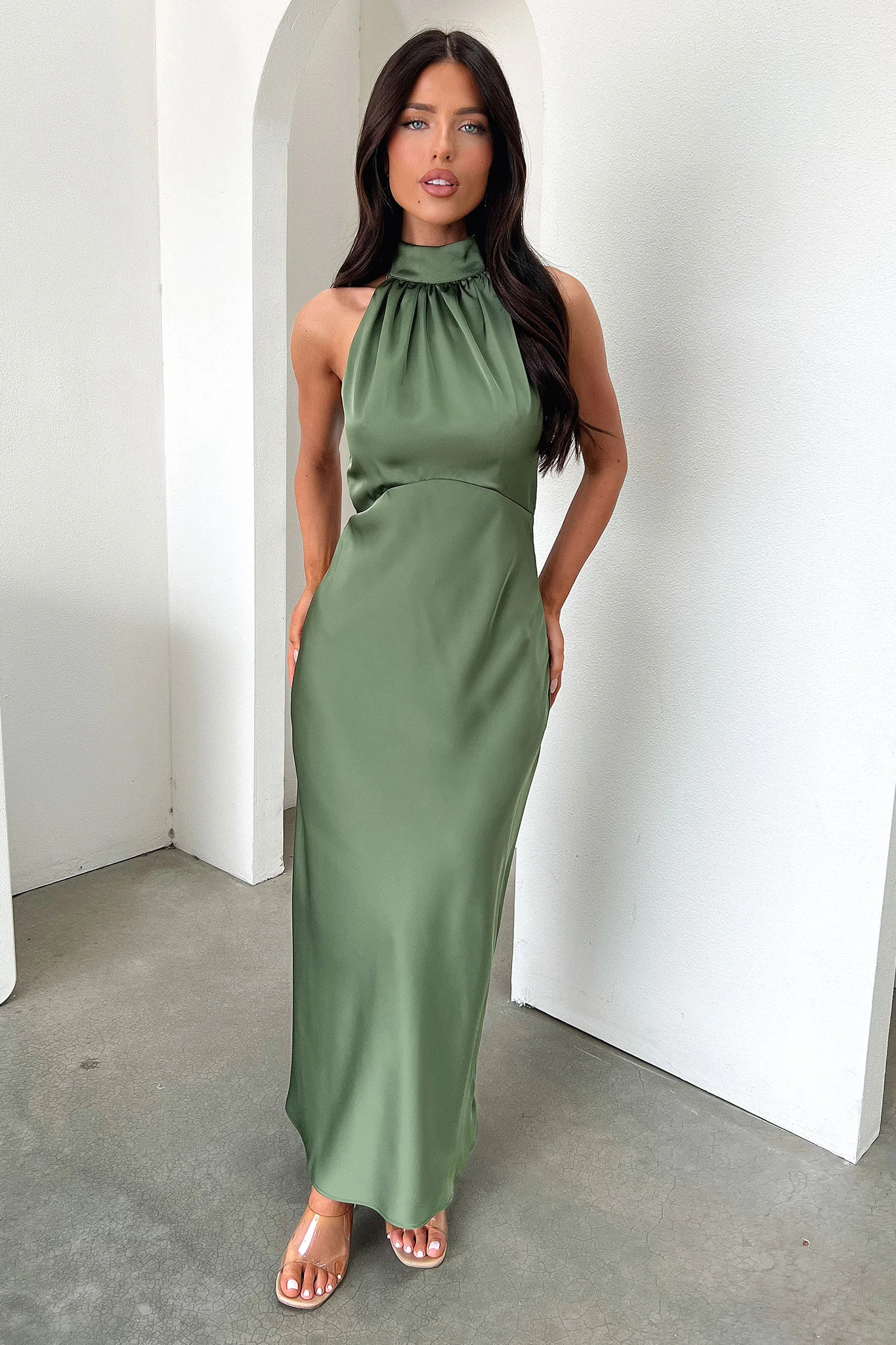 Daphne Dress - Olive