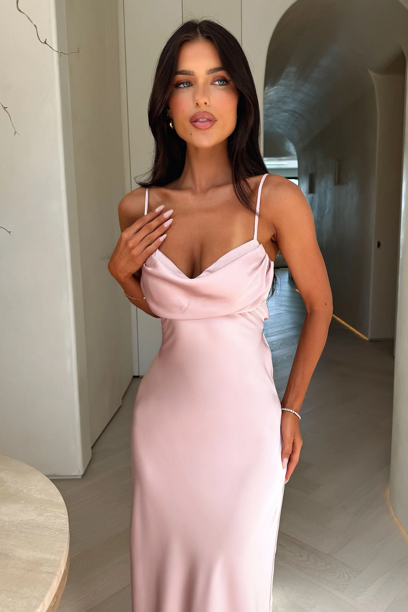 Novella Maxi Dress - Pink