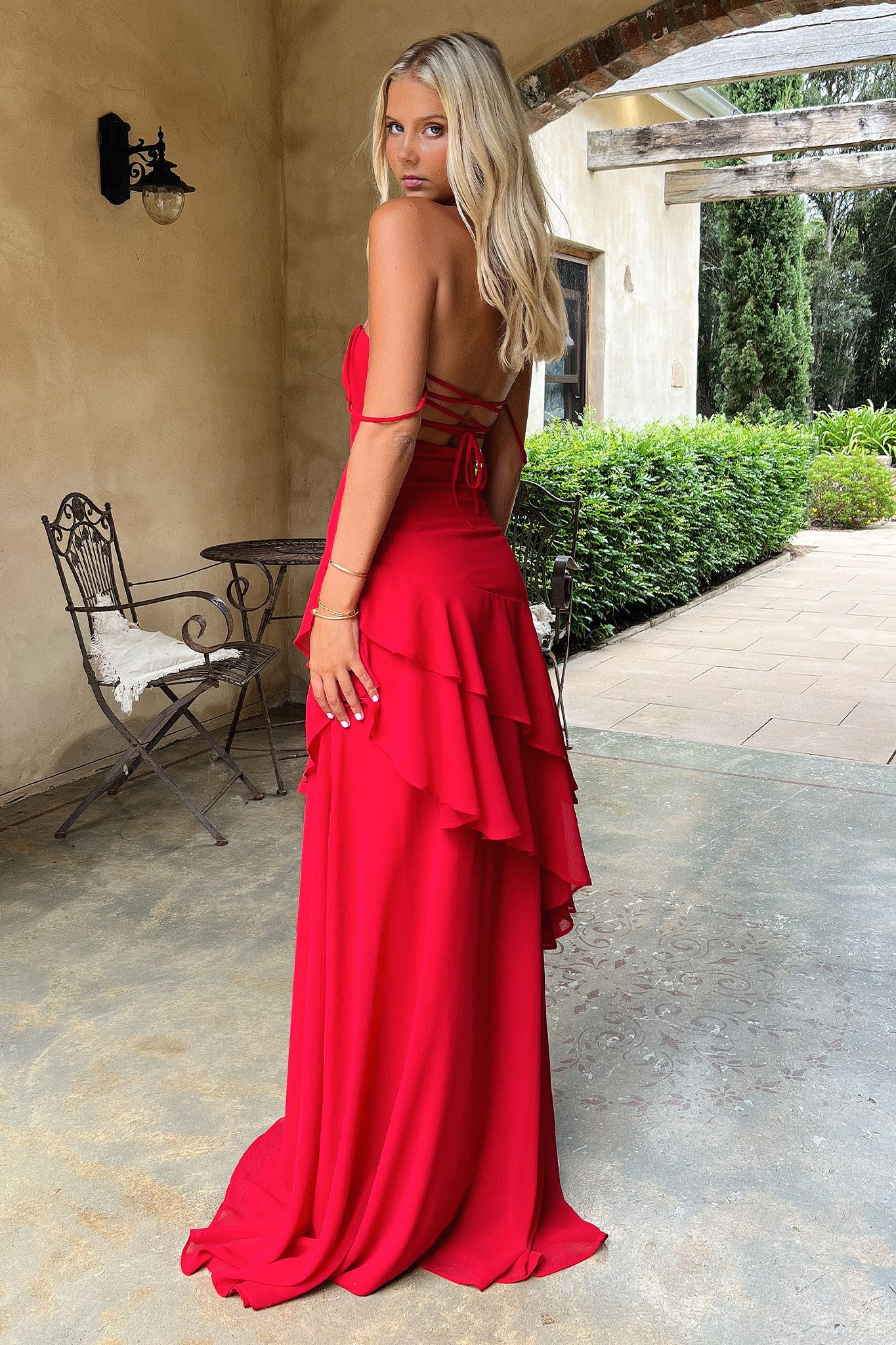 Anais Maxi Dress - Red