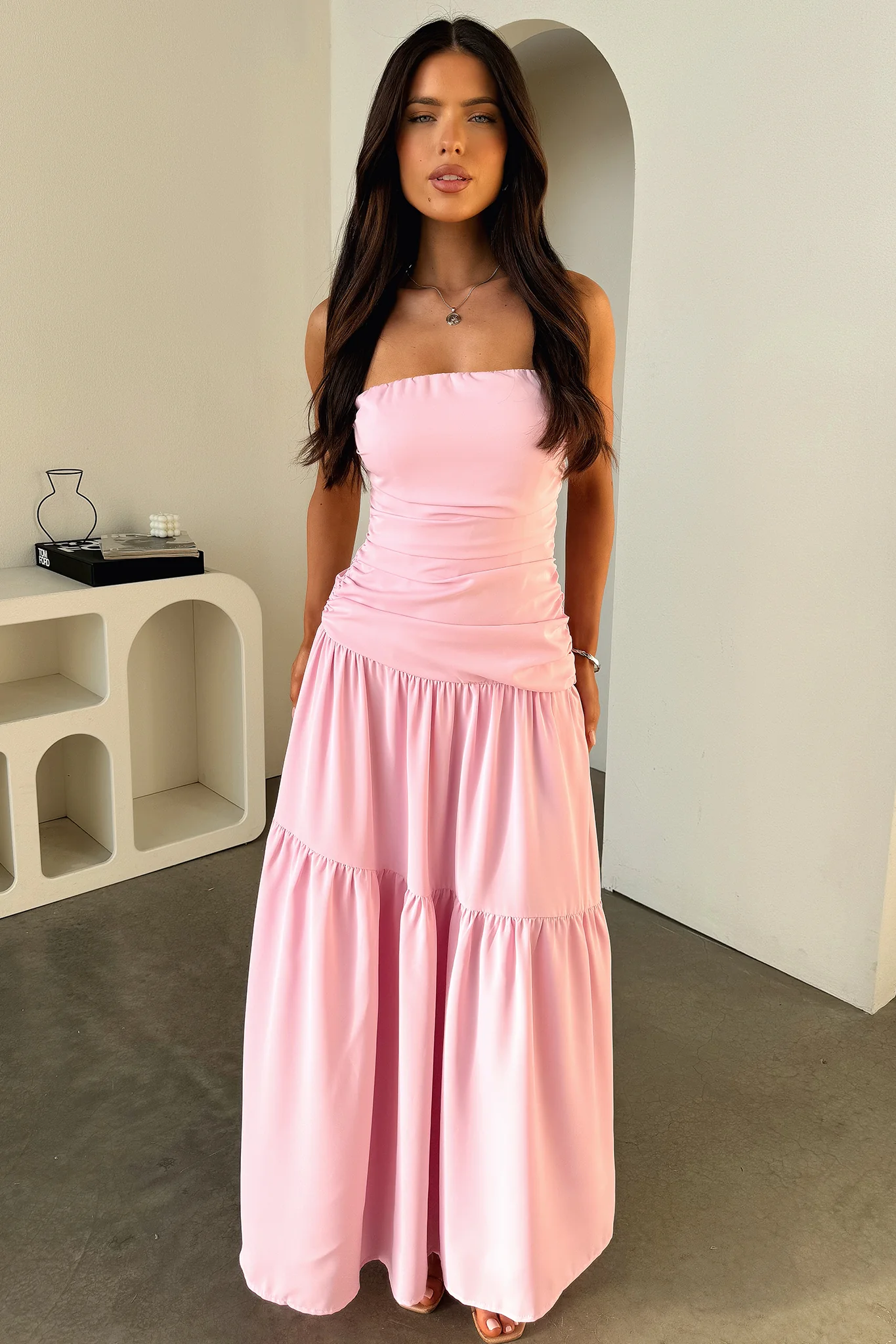 Charlotte Maxi Dress - Pink