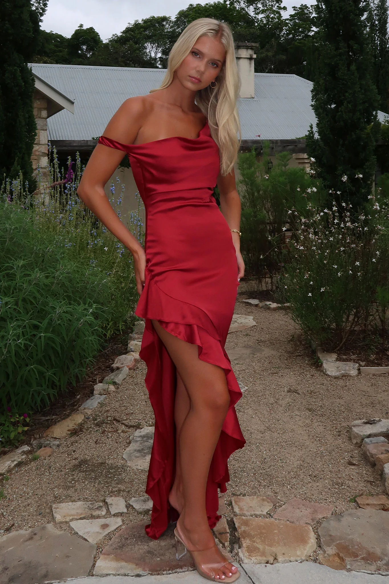 Daenerys Maxi Dress - Burgundy