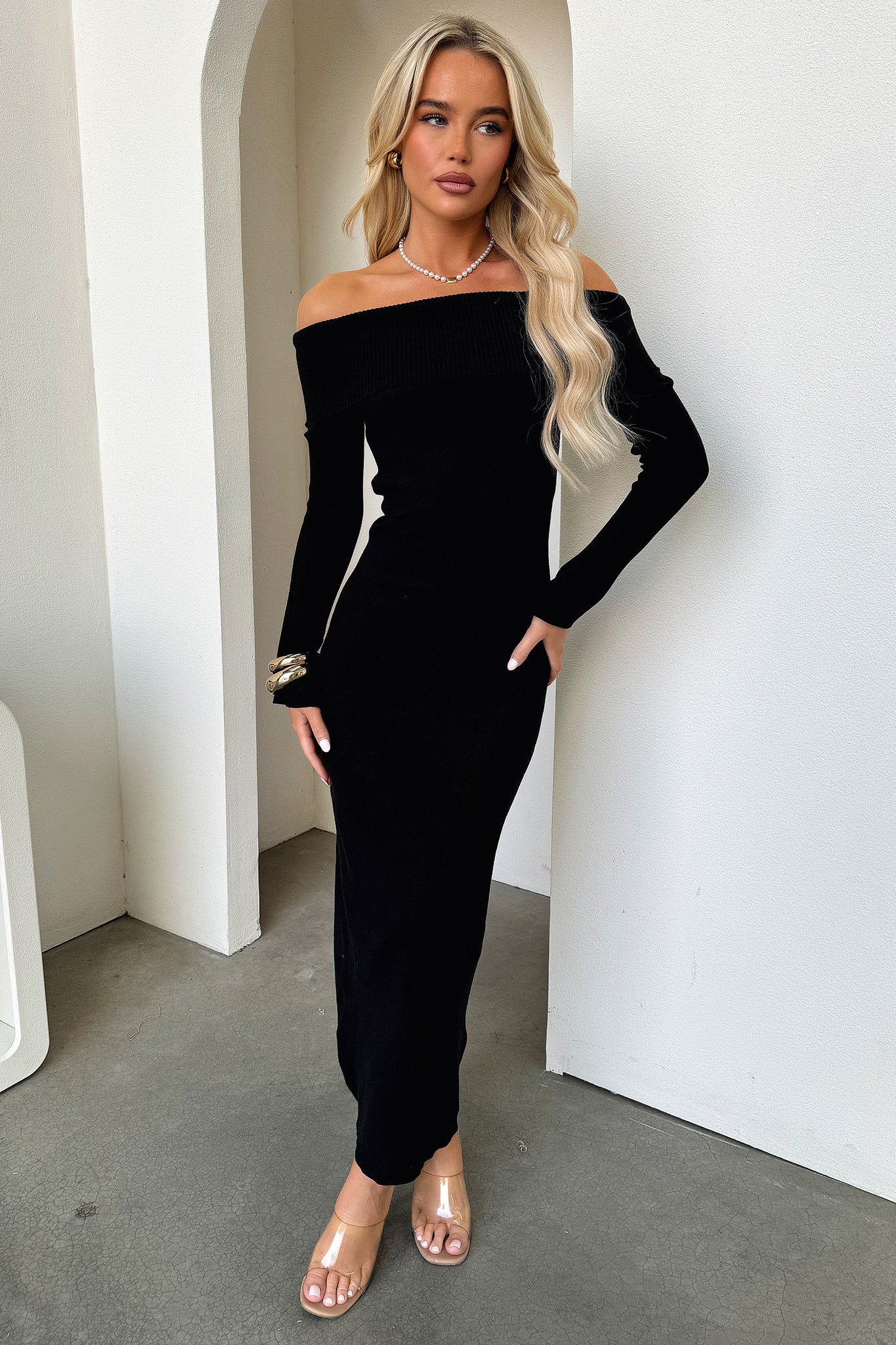 Aaliyah Maxi Dress - Black