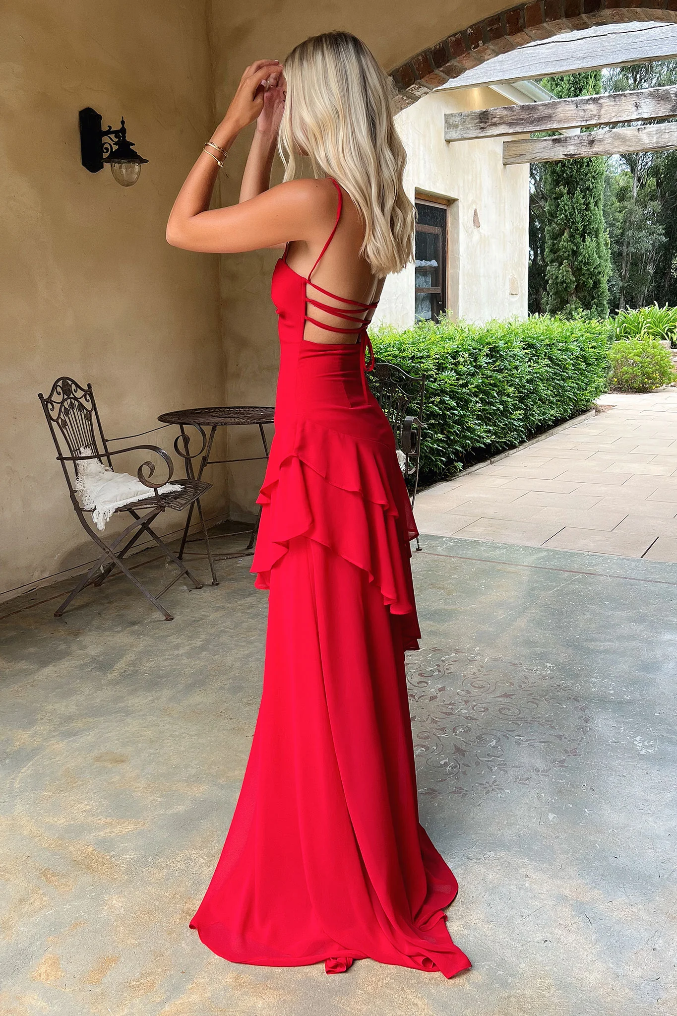 Anais Maxi Dress - Red
