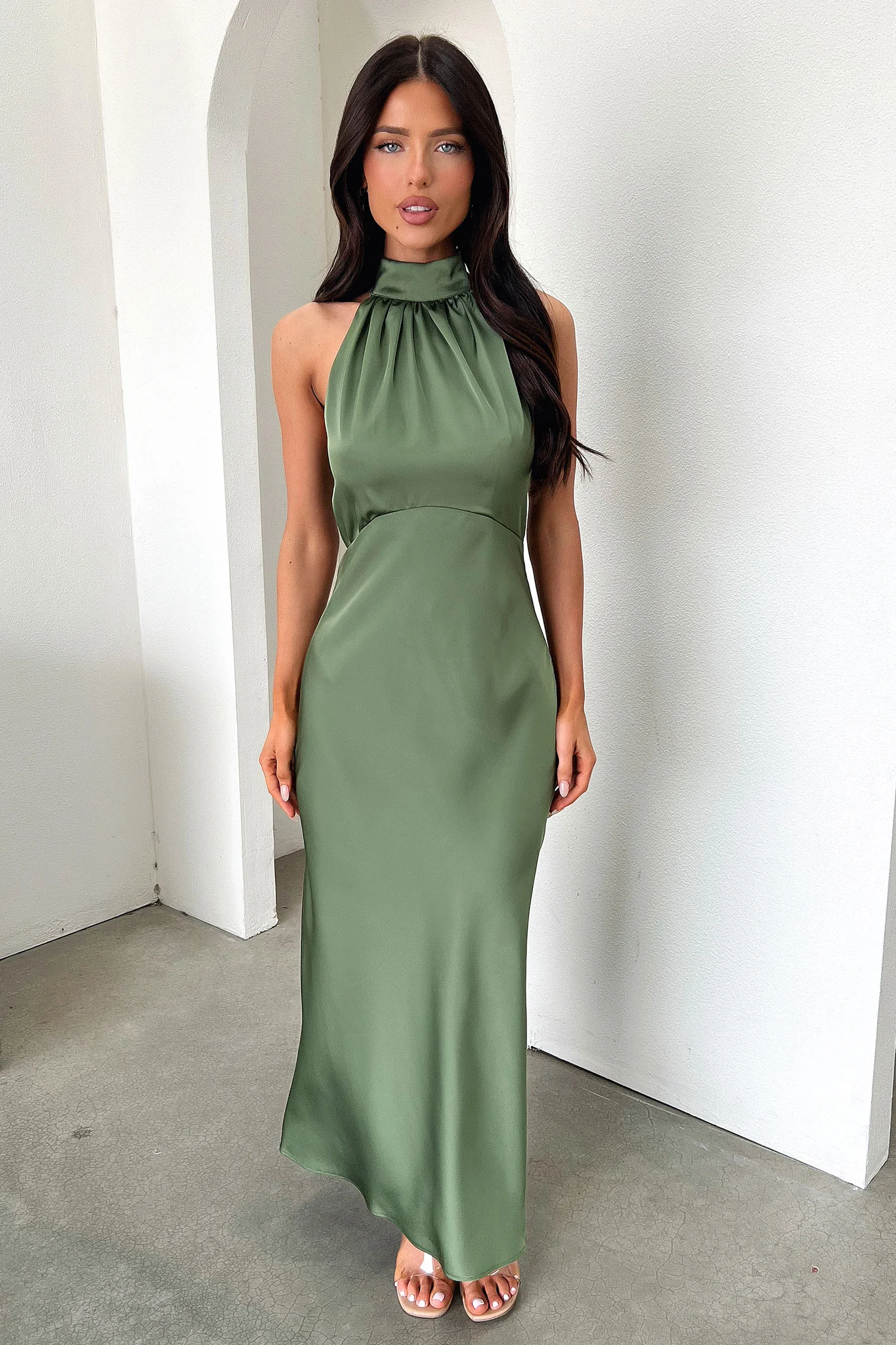 Daphne Dress - Olive