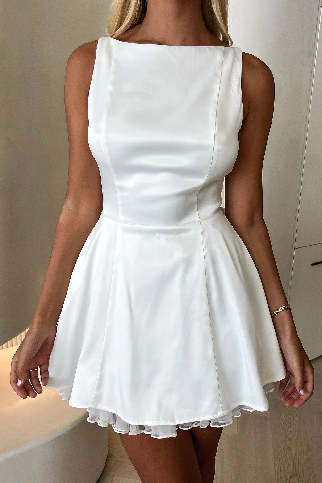 Elodie Dress - White