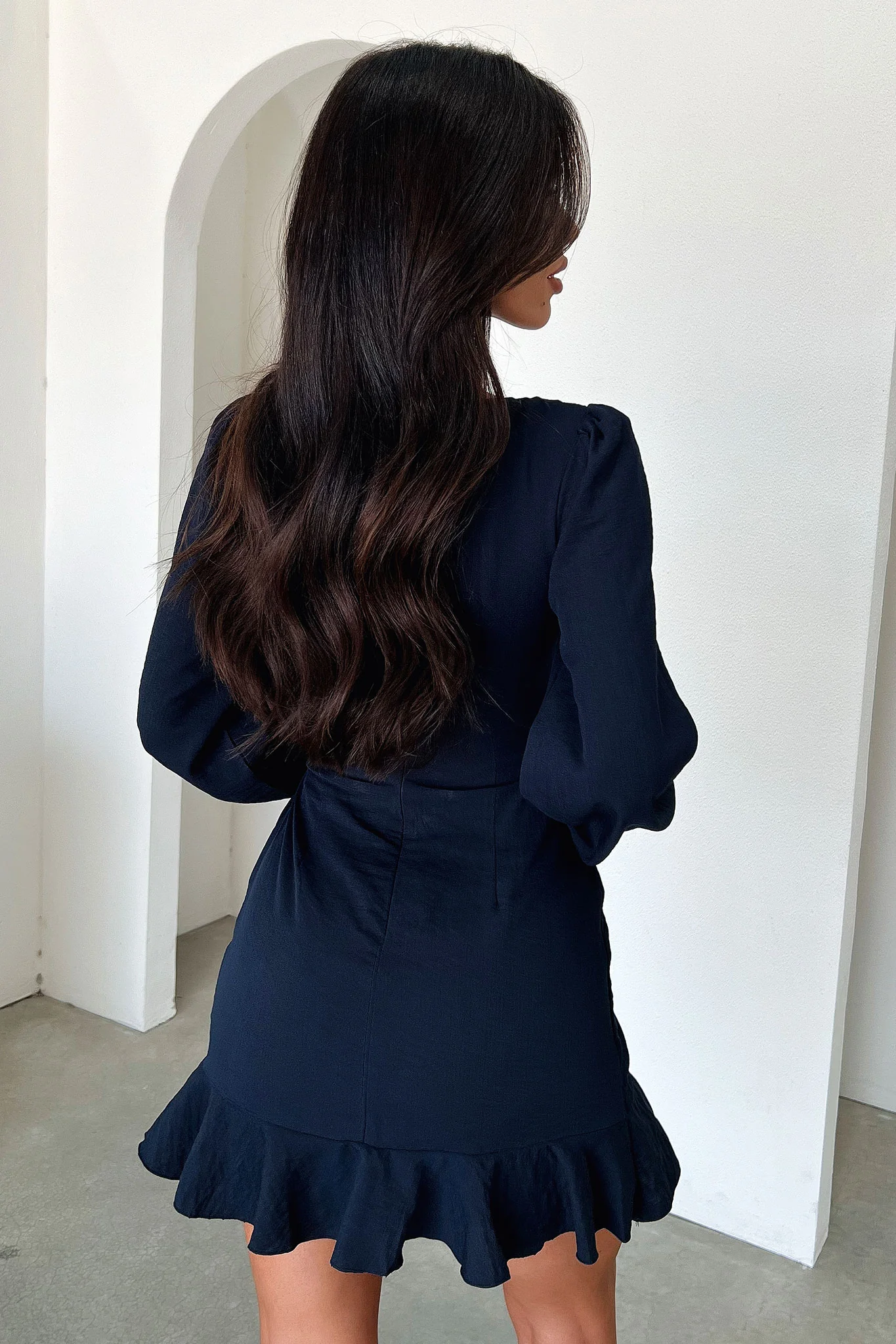 Silvana Dress - Navy