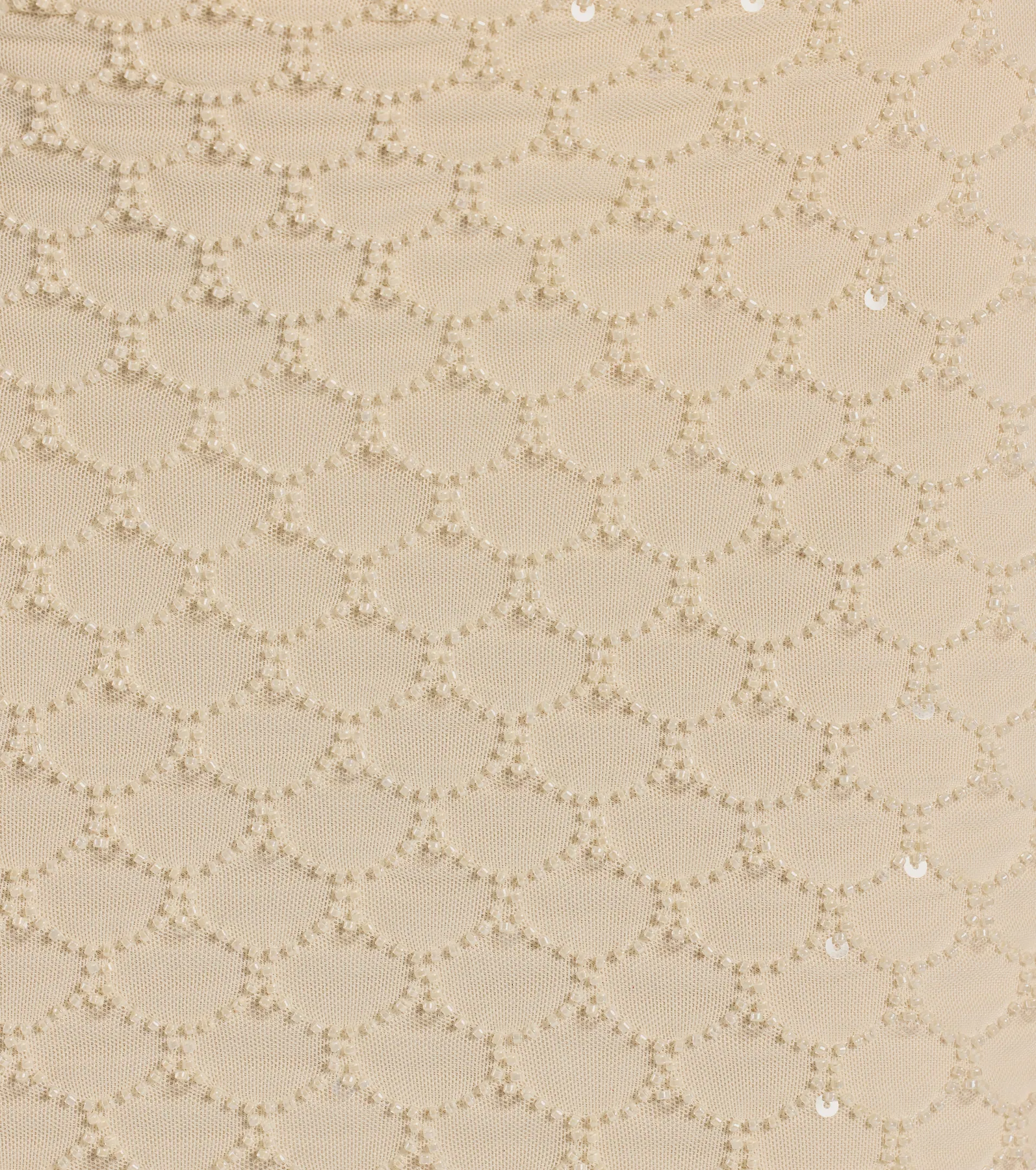 Emery Beaded Sequin Cross-Back Mini Dress