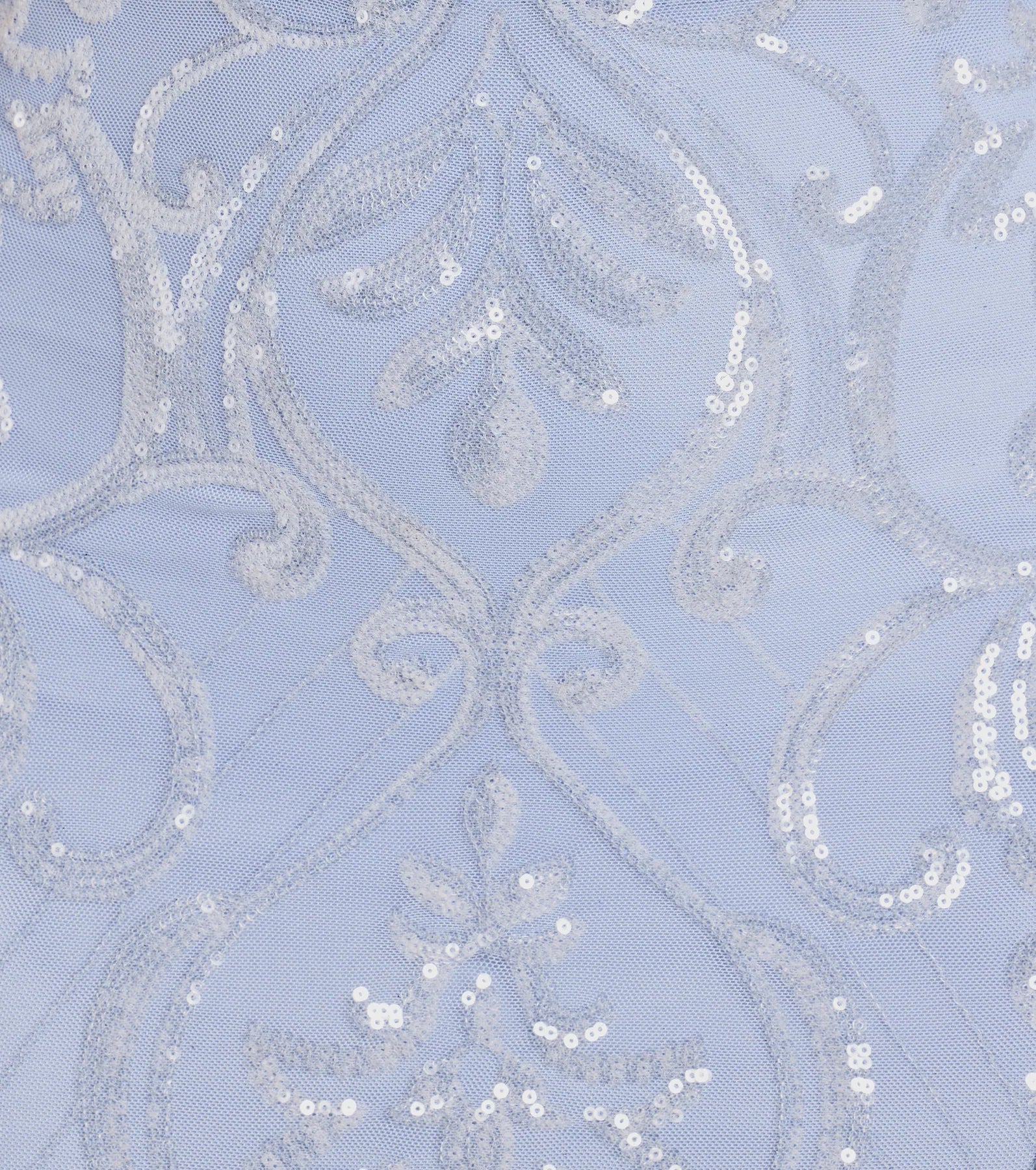 Jillian Sequin Slit Long Formal Dress