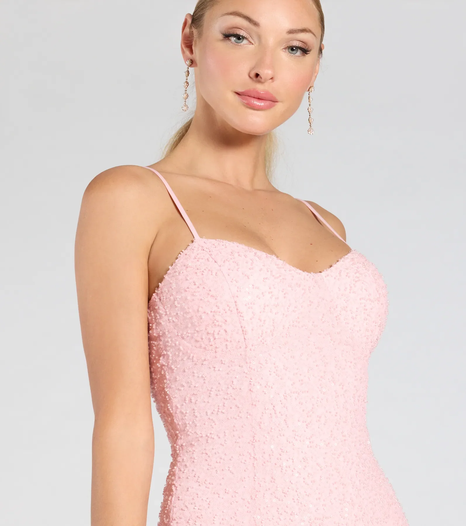 Regina Sweetheart Beaded A-Line Party Dress