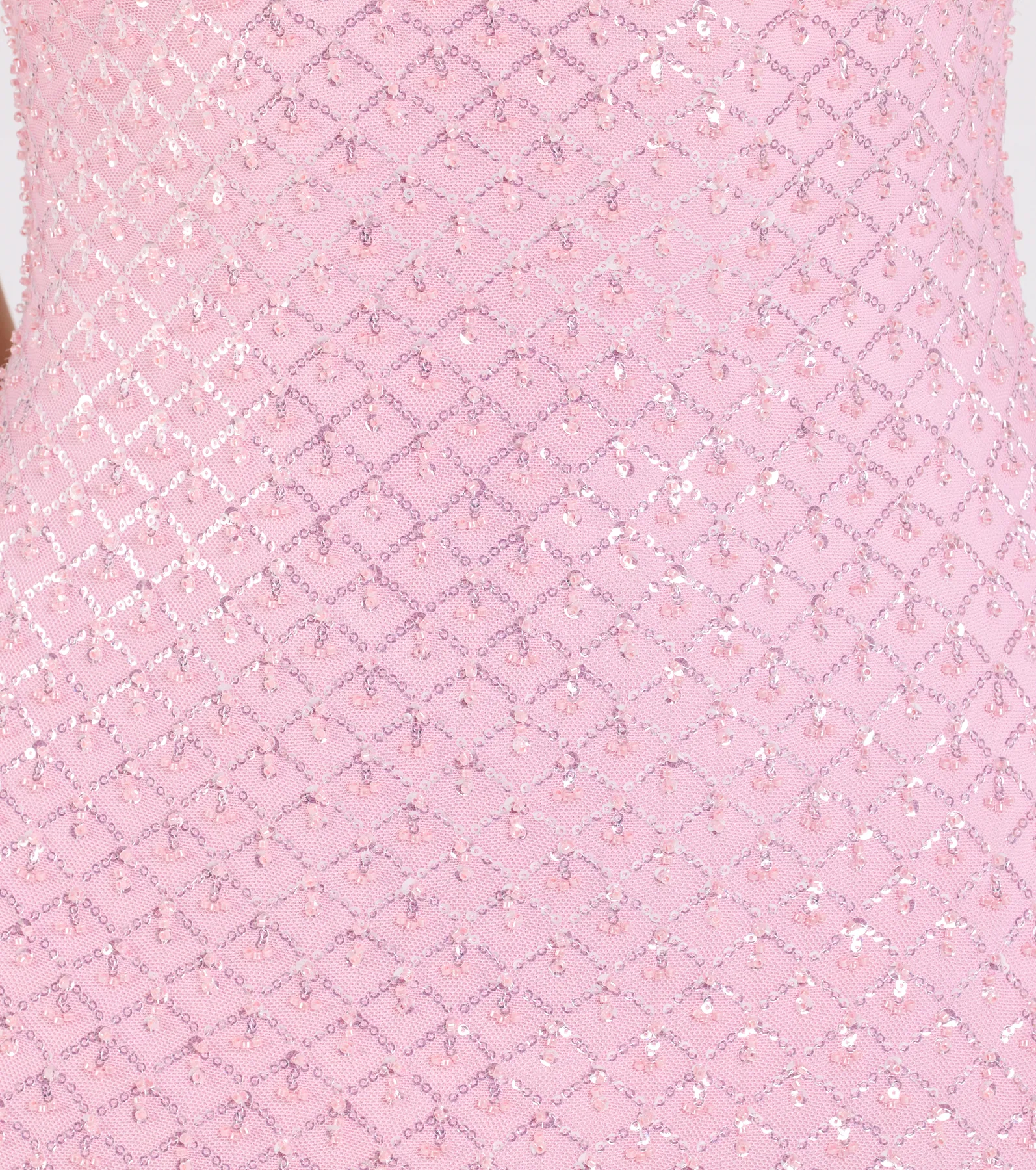 Vanessa Open Back Mermaid Sequin Formal Dress