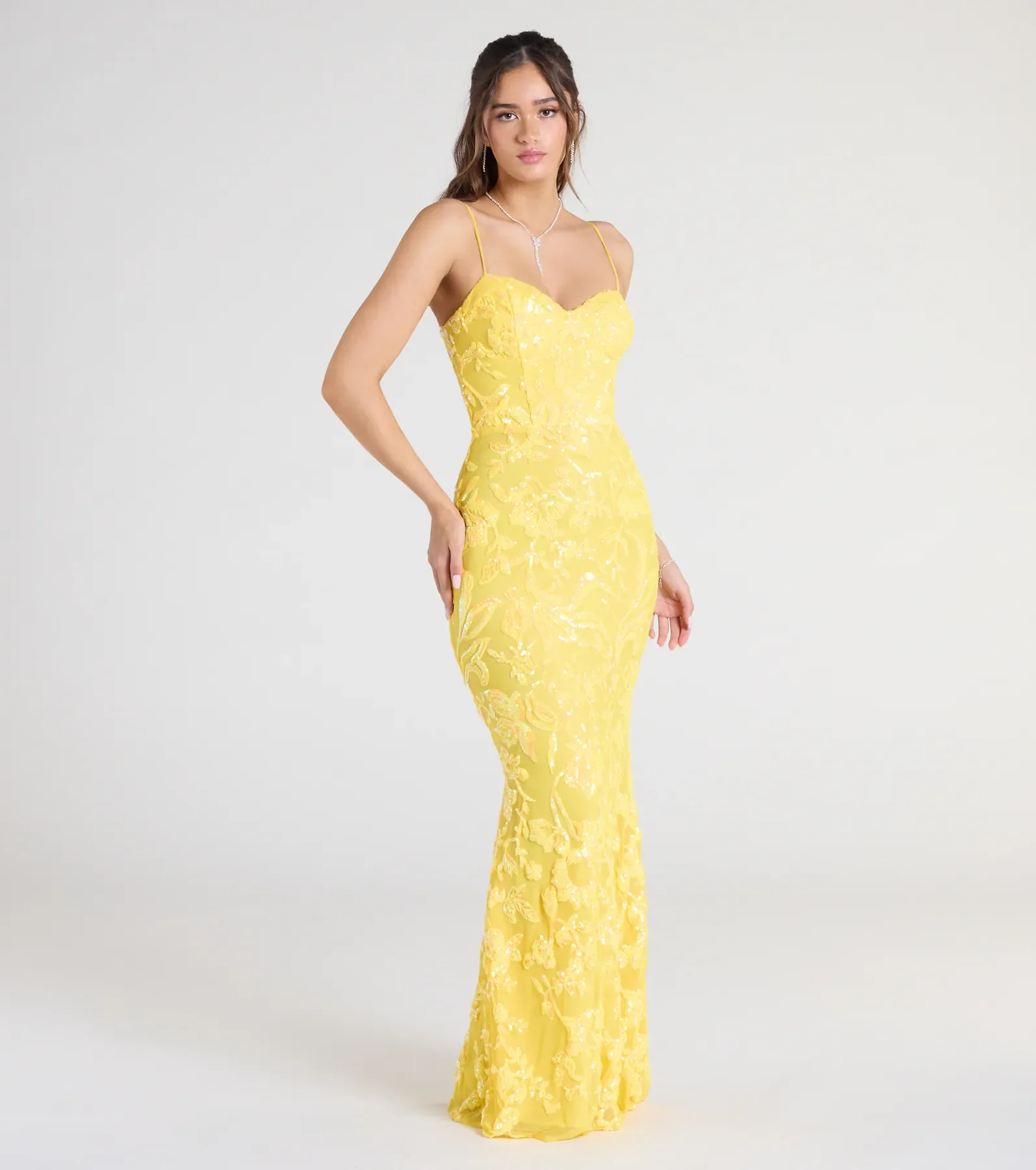 Alandra Sweetheart Mermaid Sequin Formal Dress