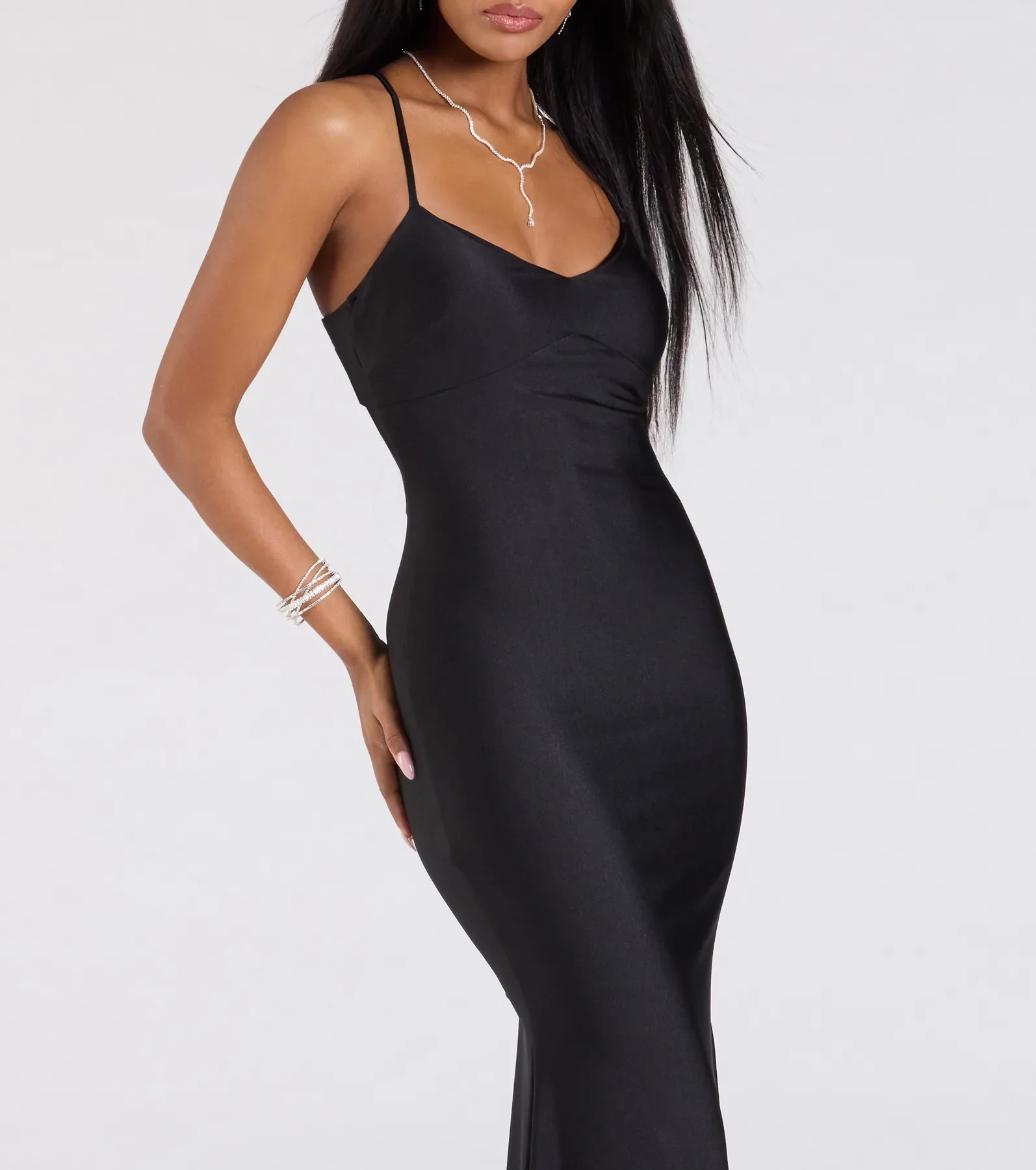 Mindy Strappy Back Mermaid Formal Dress