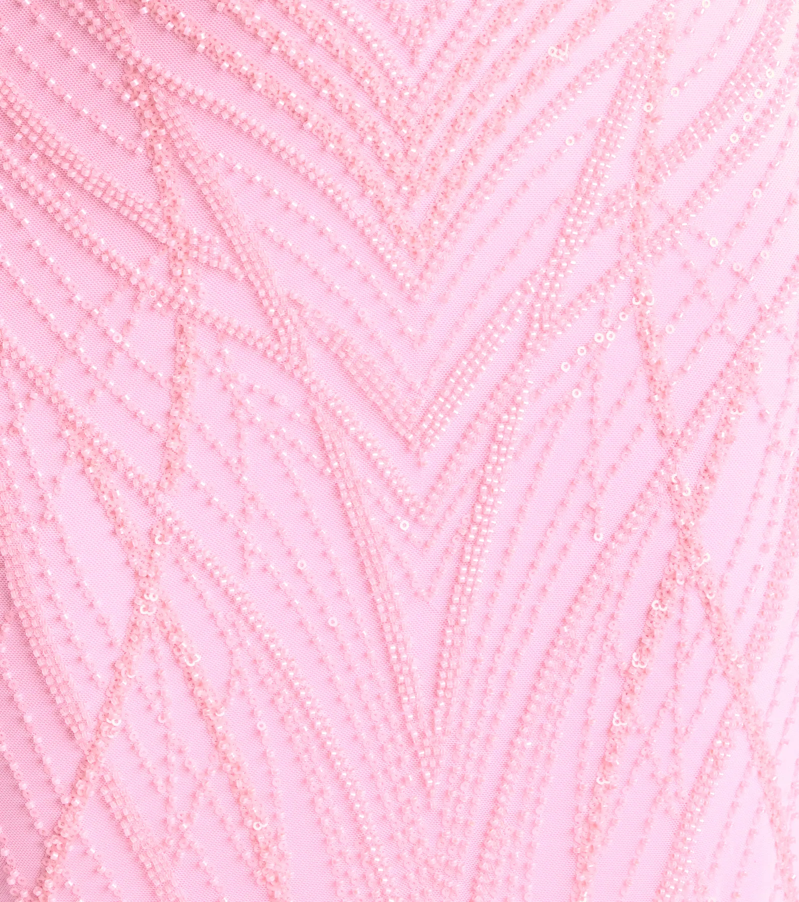 Betsey Lace-Up Mermaid Sequin Bead Formal Dress