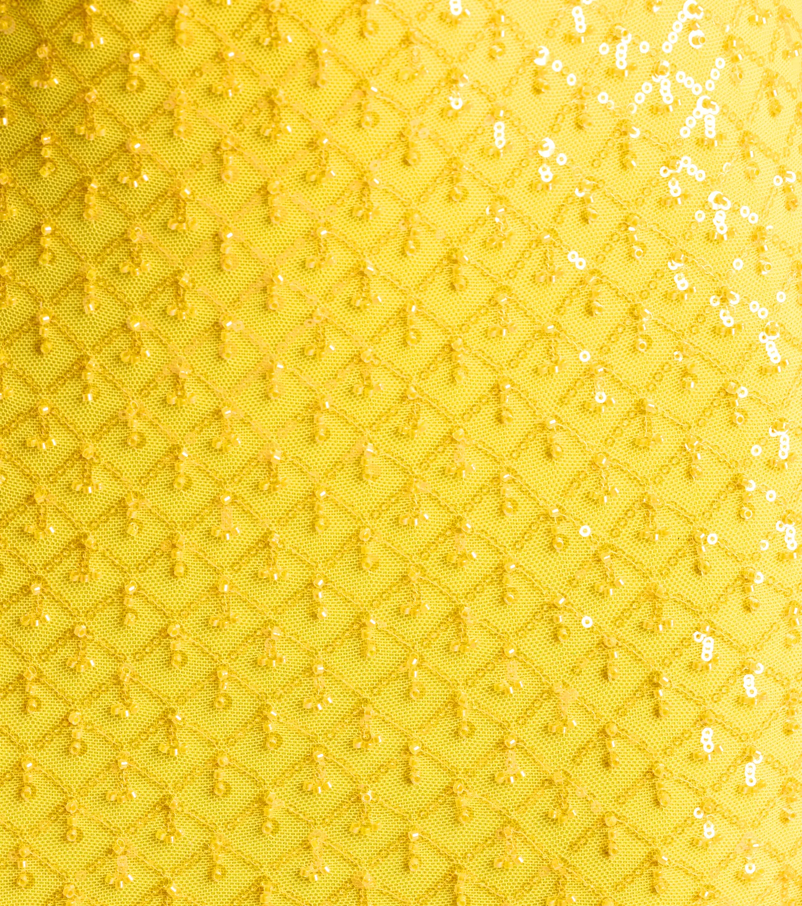 Amal Open Back Mermaid Bead Sequin Formal Dress