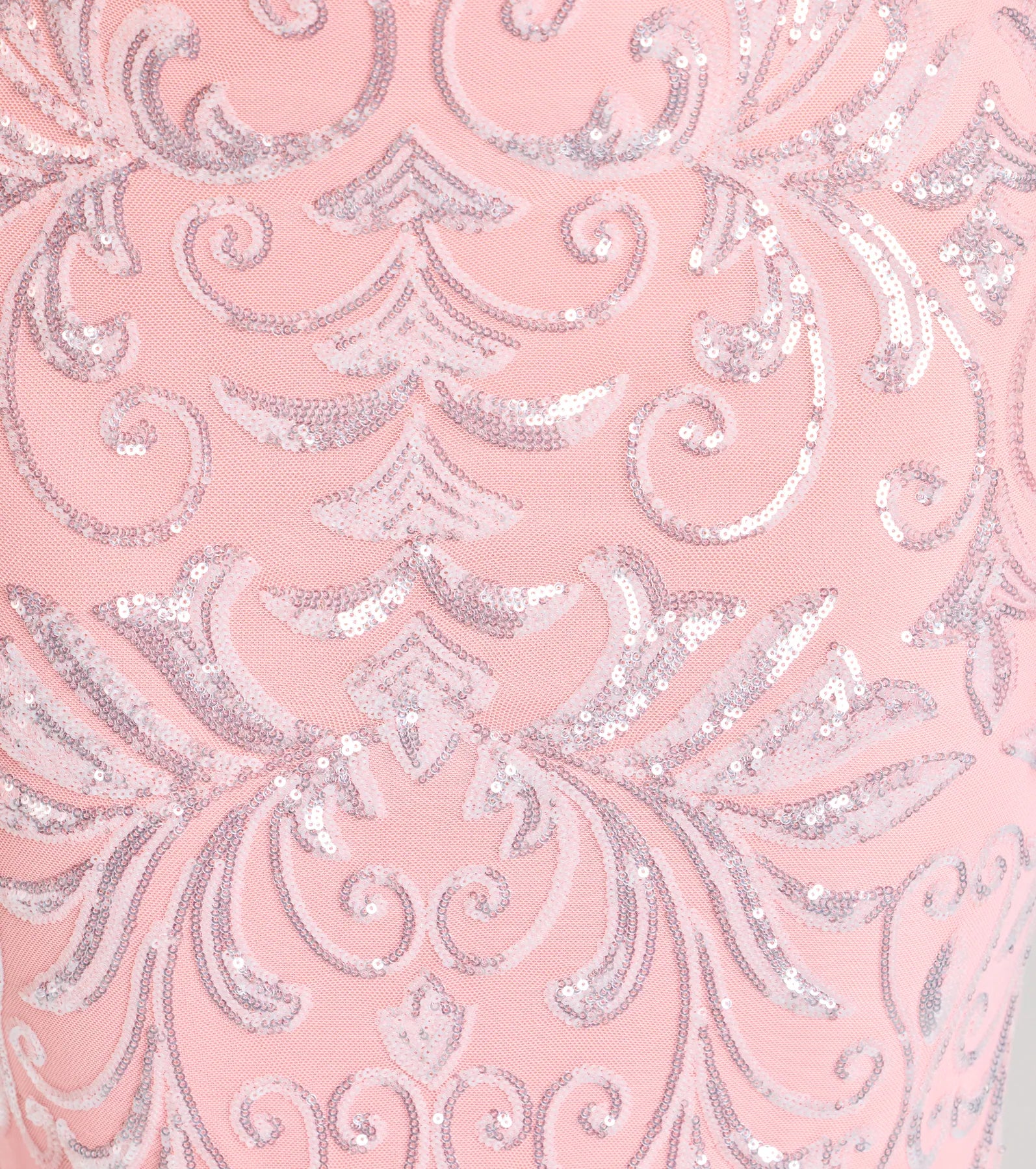 Claire Lace-Up Sequin Mermaid Dress