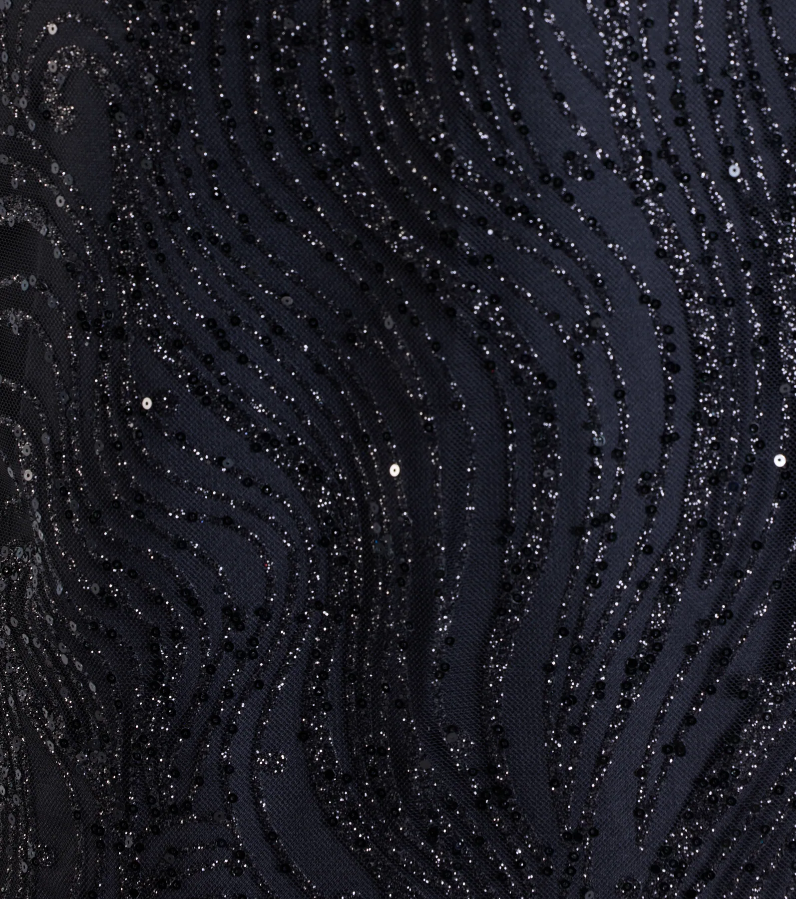 Klaire Lace-Up A-Line Glitter Sequin Formal Dress