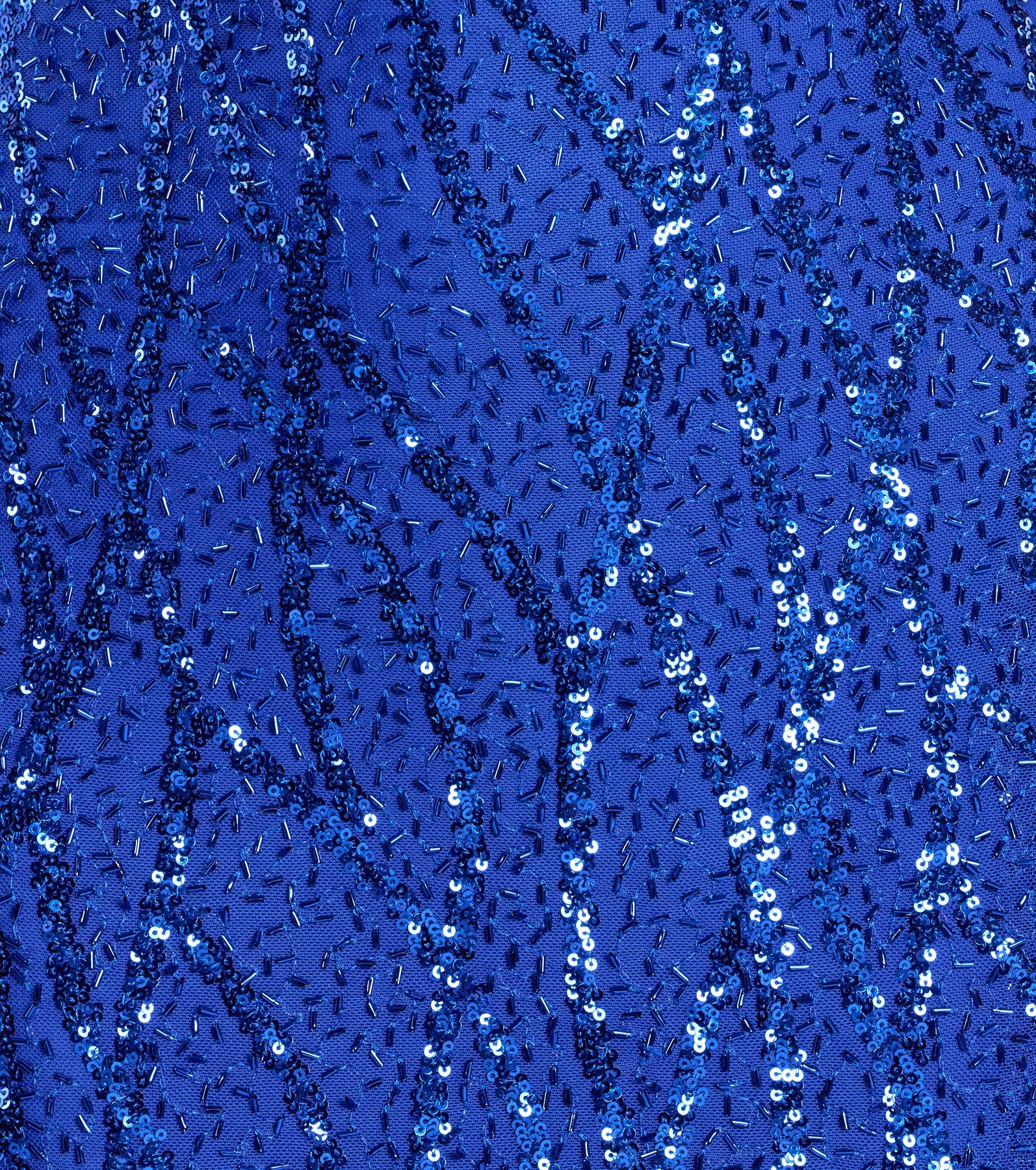 Alexa Lace-Up Slit Sequin Formal Dress