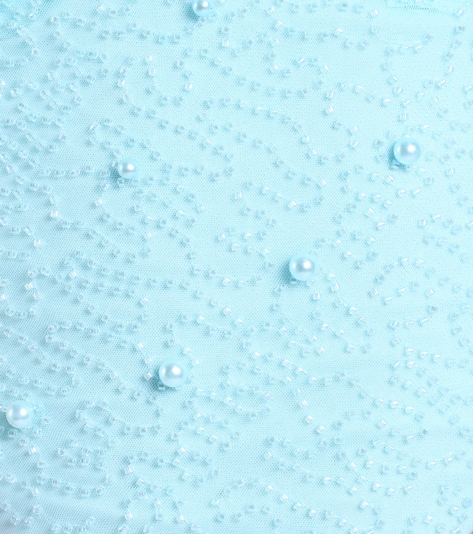 Tyra Halter Open Back Pearl Mermaid Formal Dress