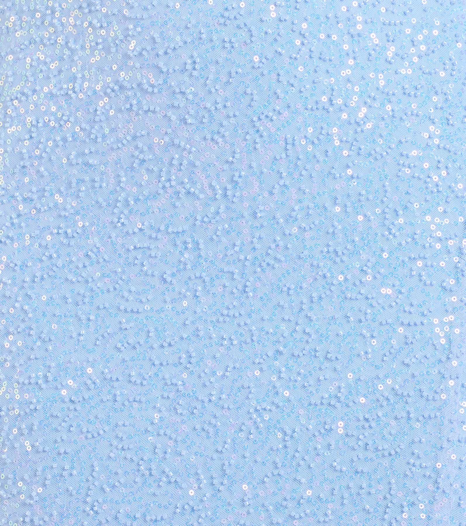 Kaitlyn Cowl Neck Slit Beaded Sequin Formal Dress