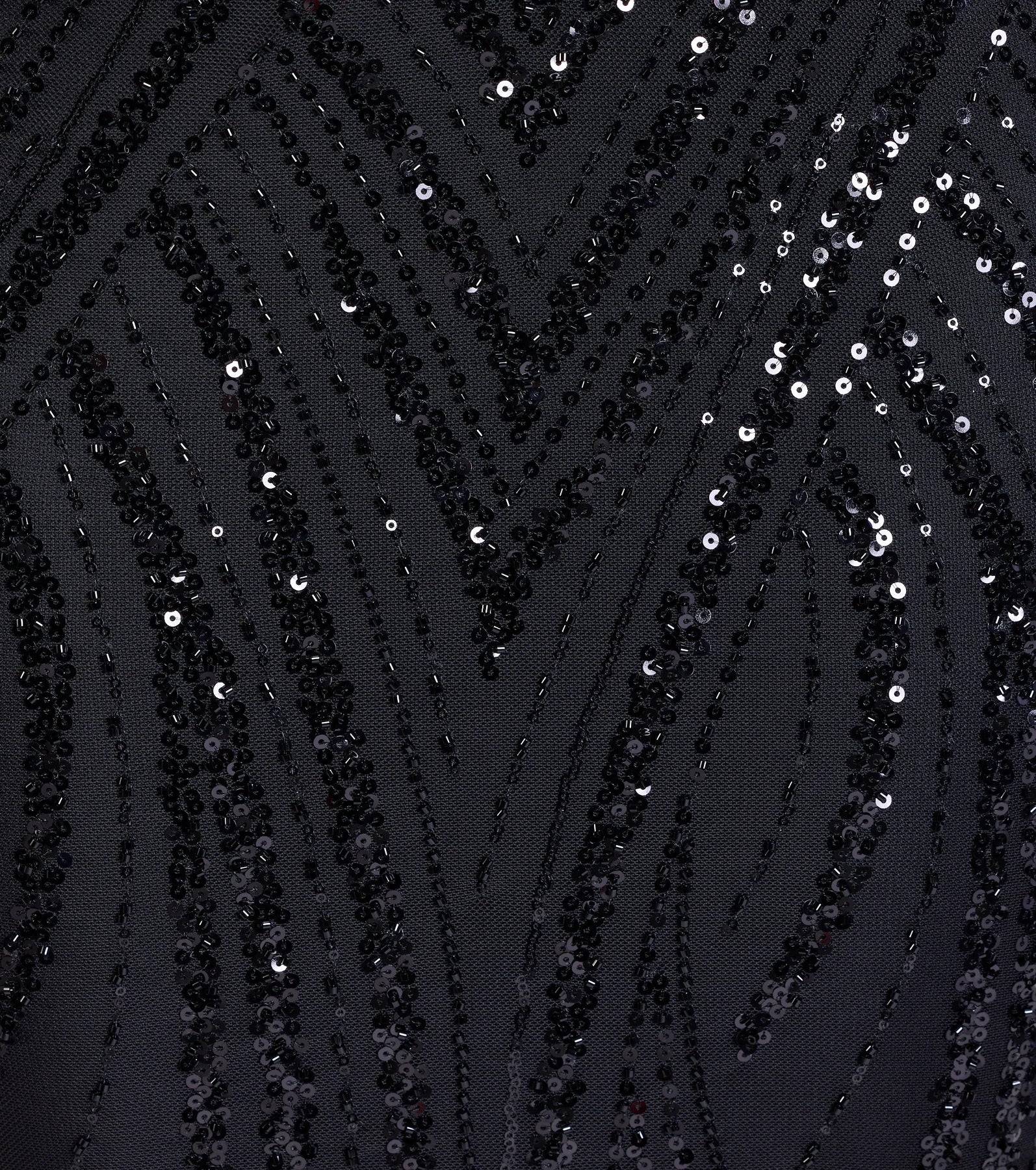 Kailey Lace-Up Mermaid Sequin Beaded Formal Dress