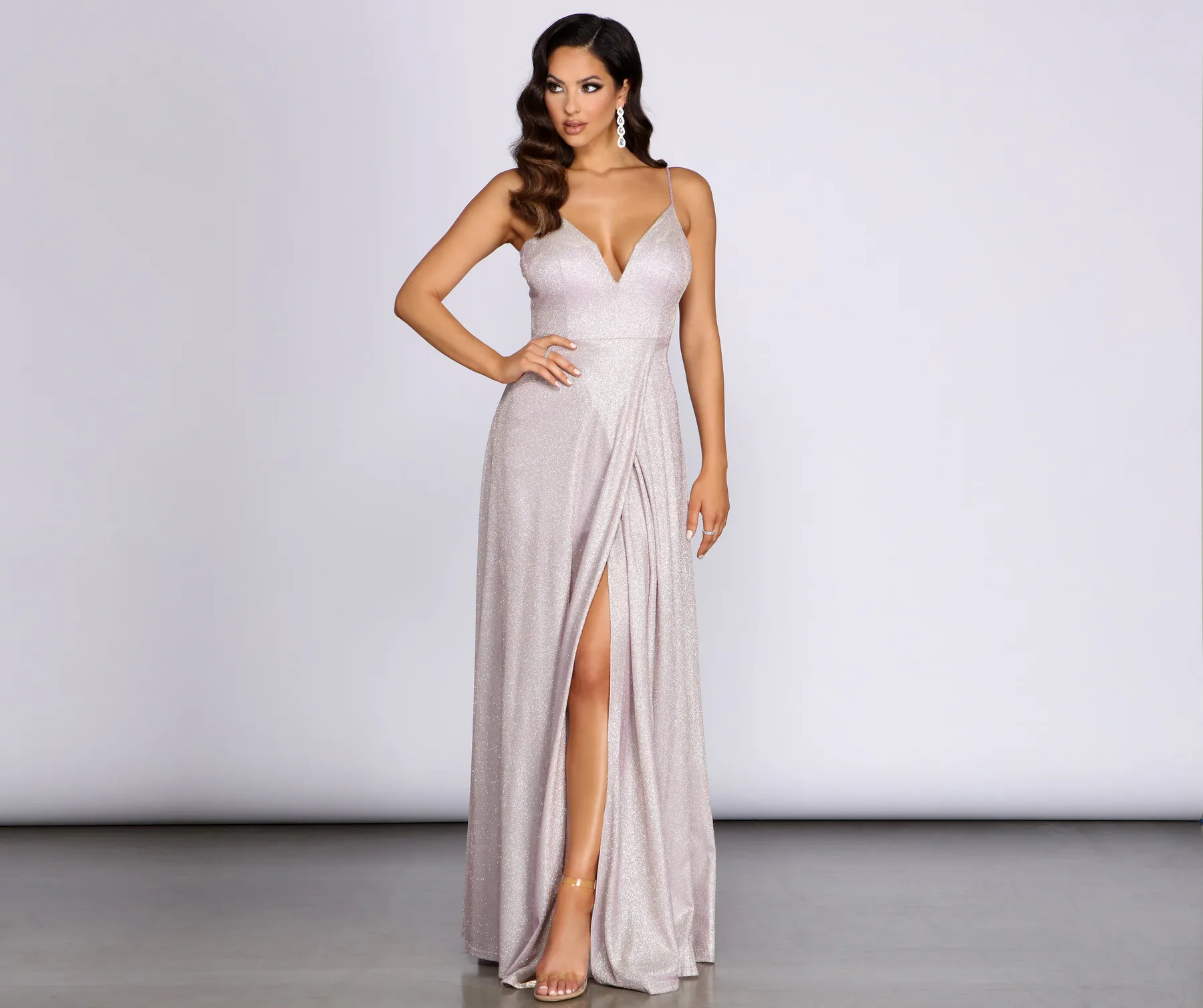 Emelie Glitter Shine A-Line Dress