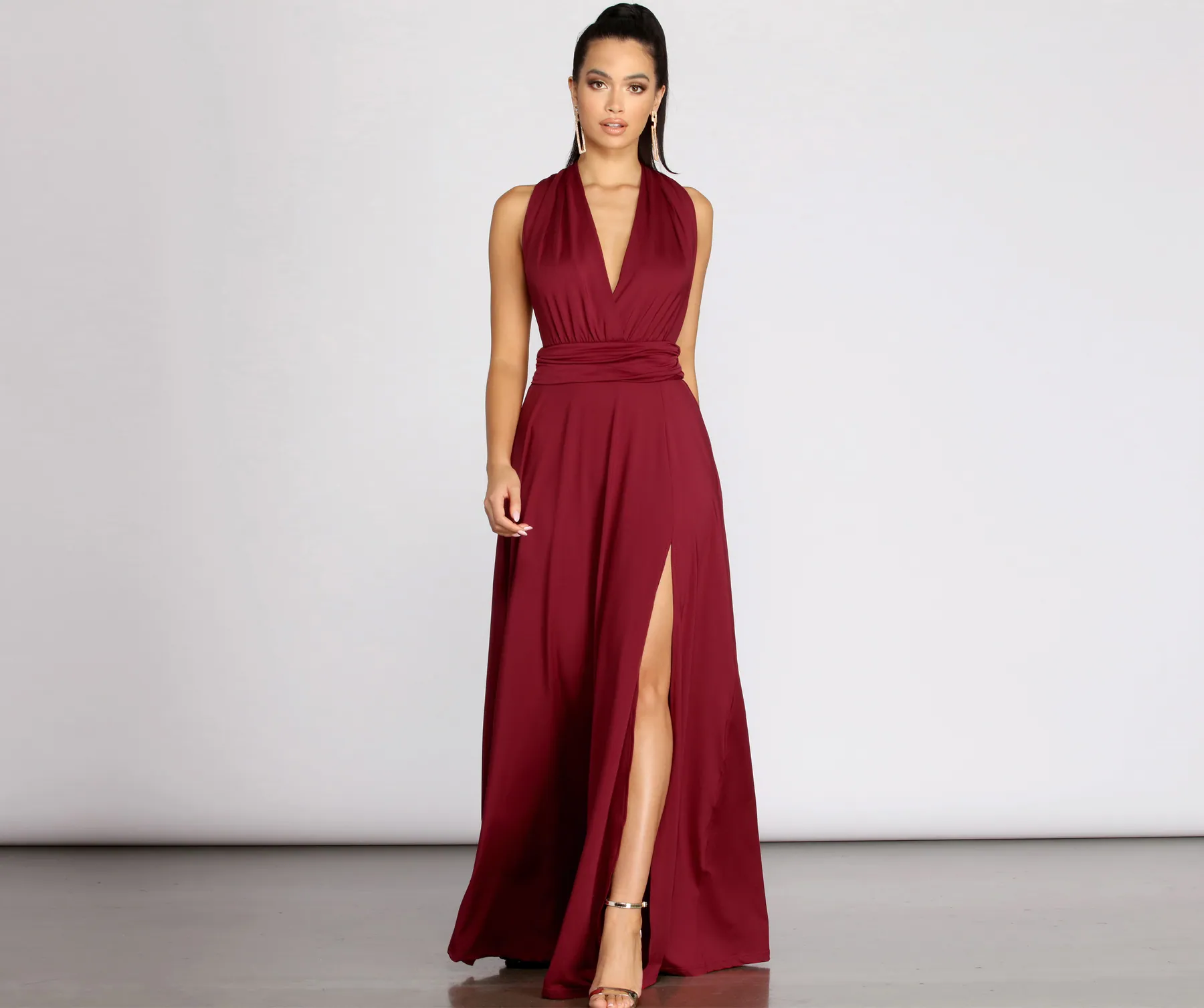 Harley Convertible Ties A-Line Dress