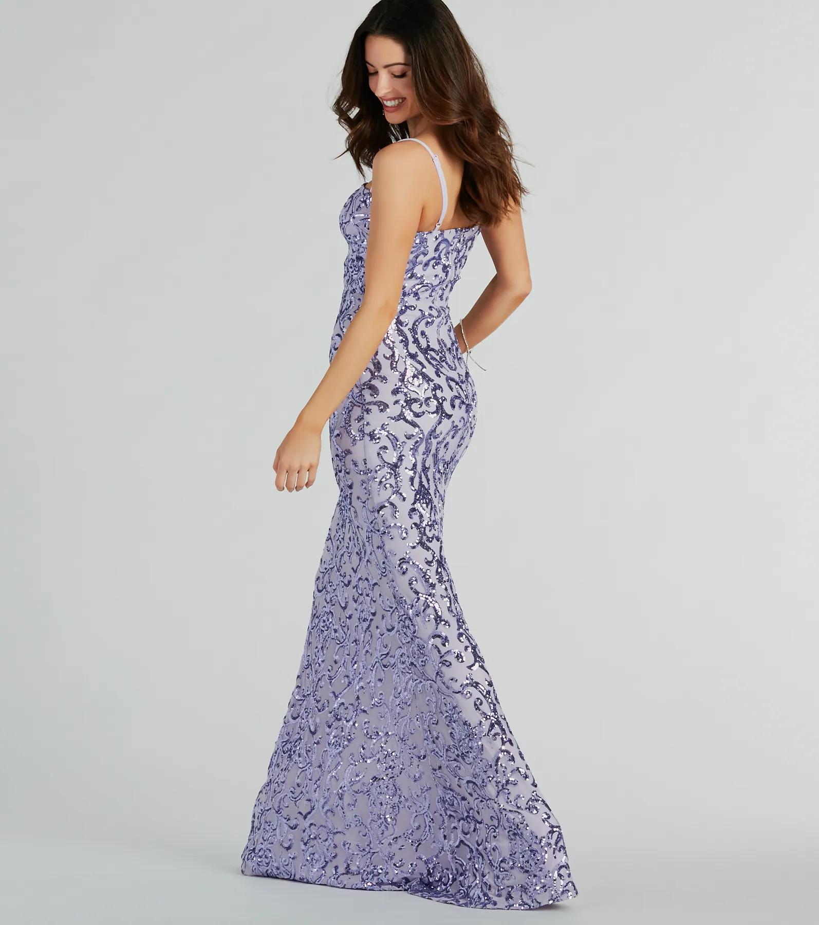 Noemi Formal Sequin A-Line Dress