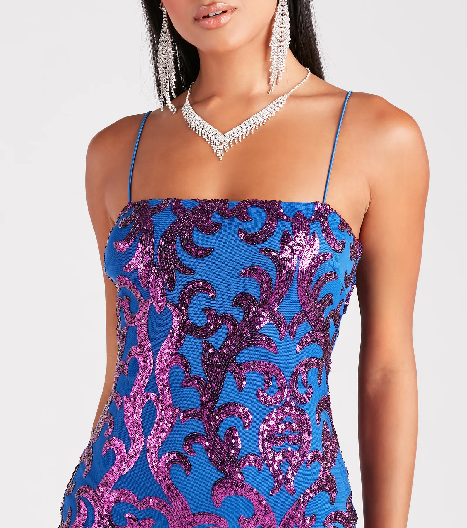 Live It Up Sequin Mini Dress