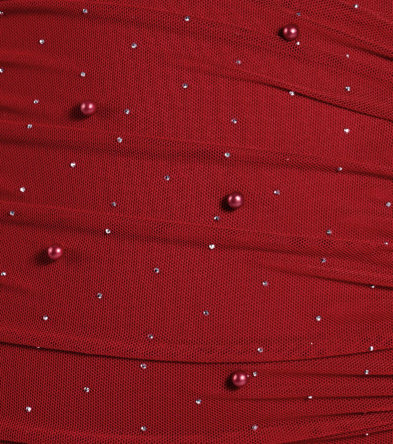 Life Of The Party Rhinestone And Pearl Mini Dress