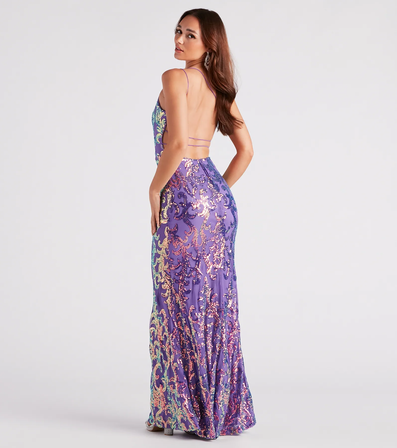 Eleanor Formal Sequin One Shoulder Dress