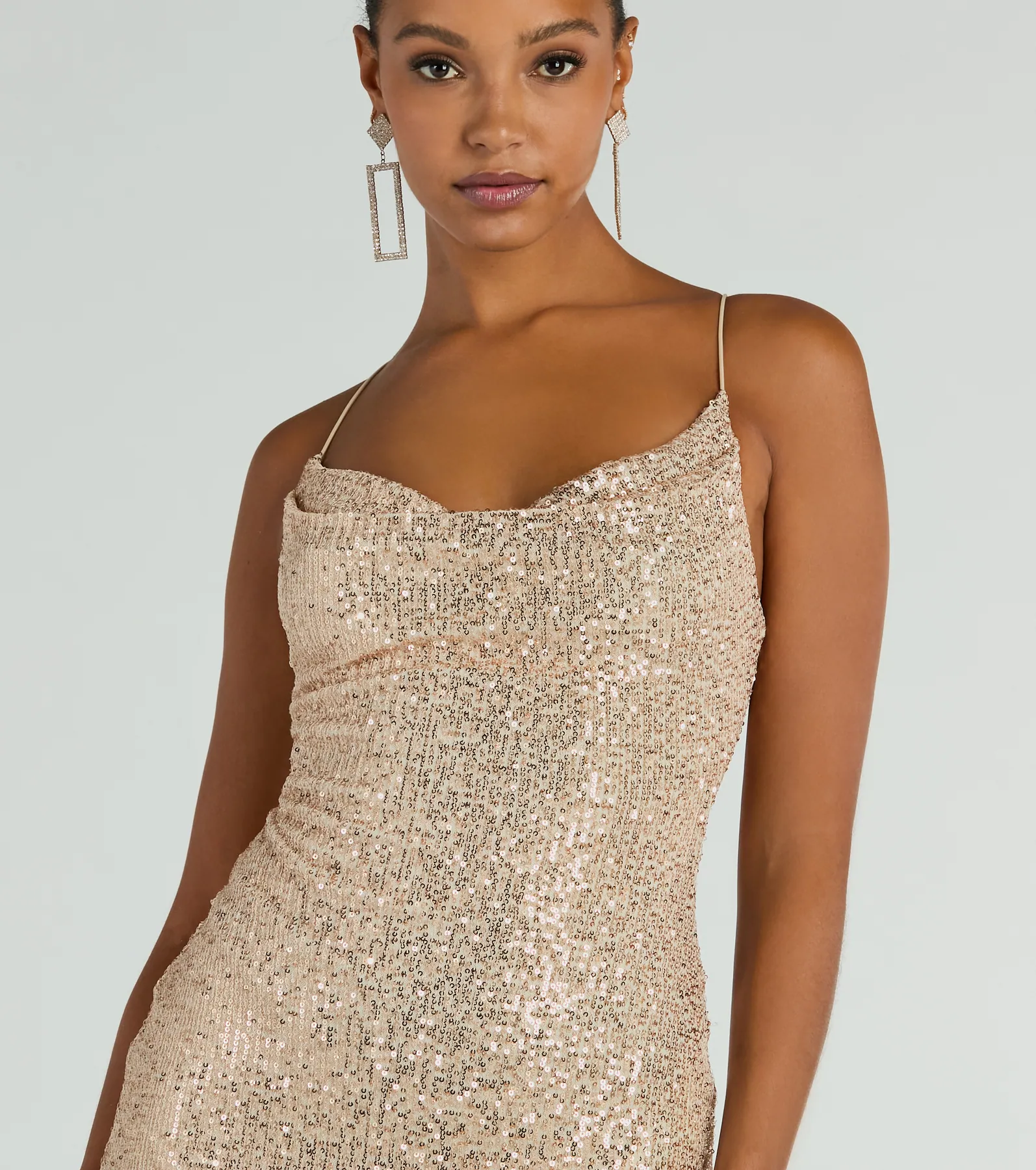 Glitzy Babe Sequin Mini Dress