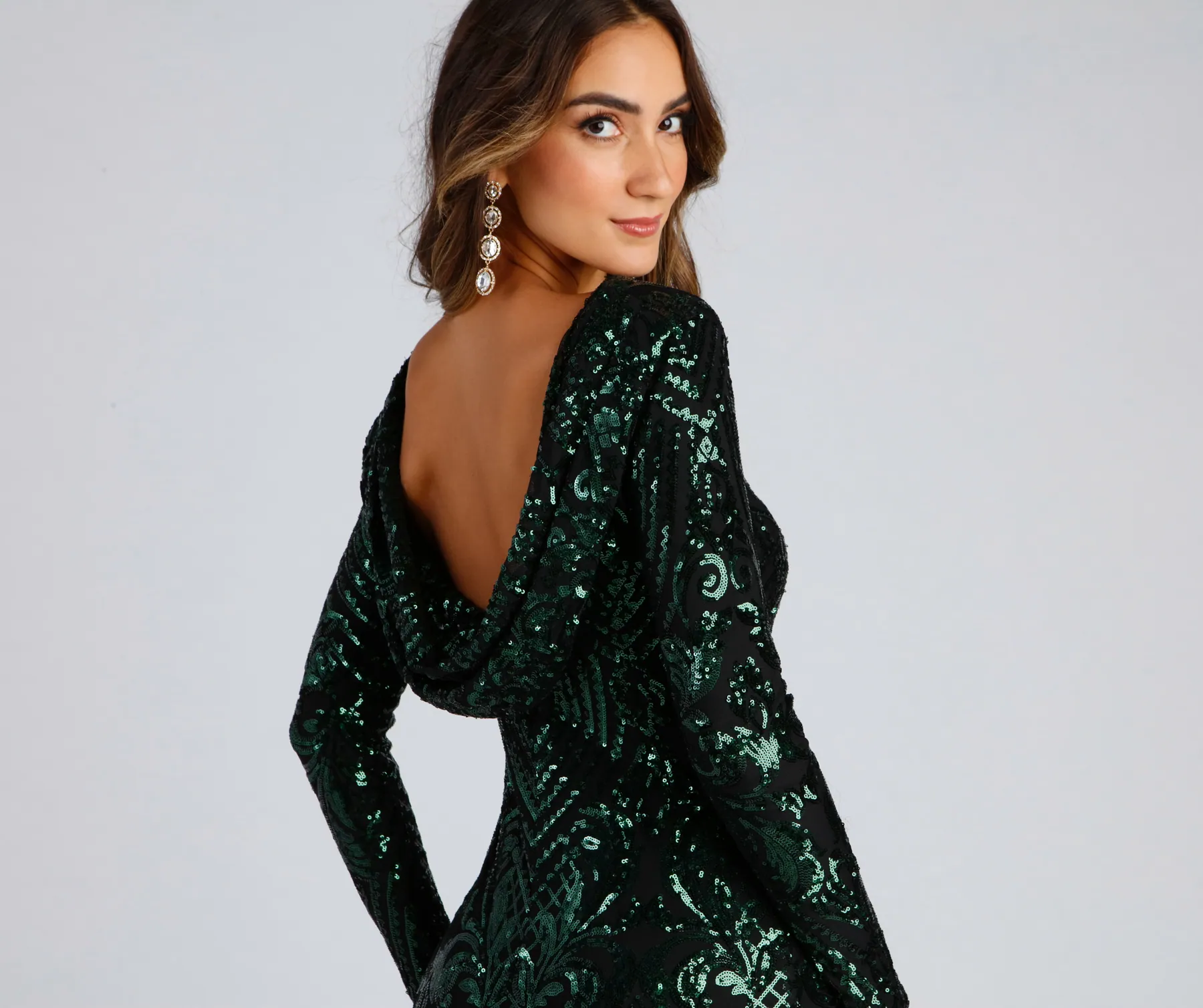 Rory Formal Sequin Mini Dress