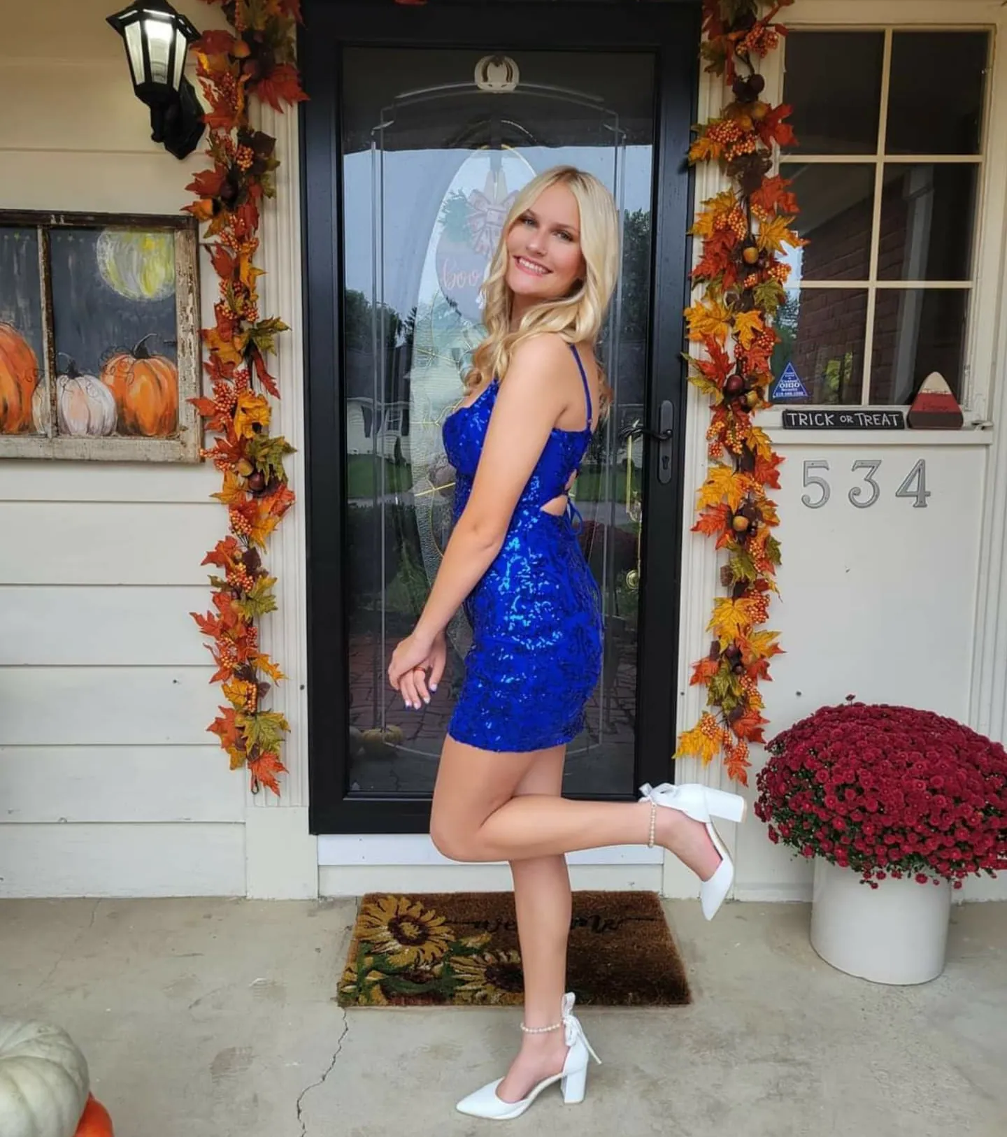 Leila Sequin Bodycon Mini Dress