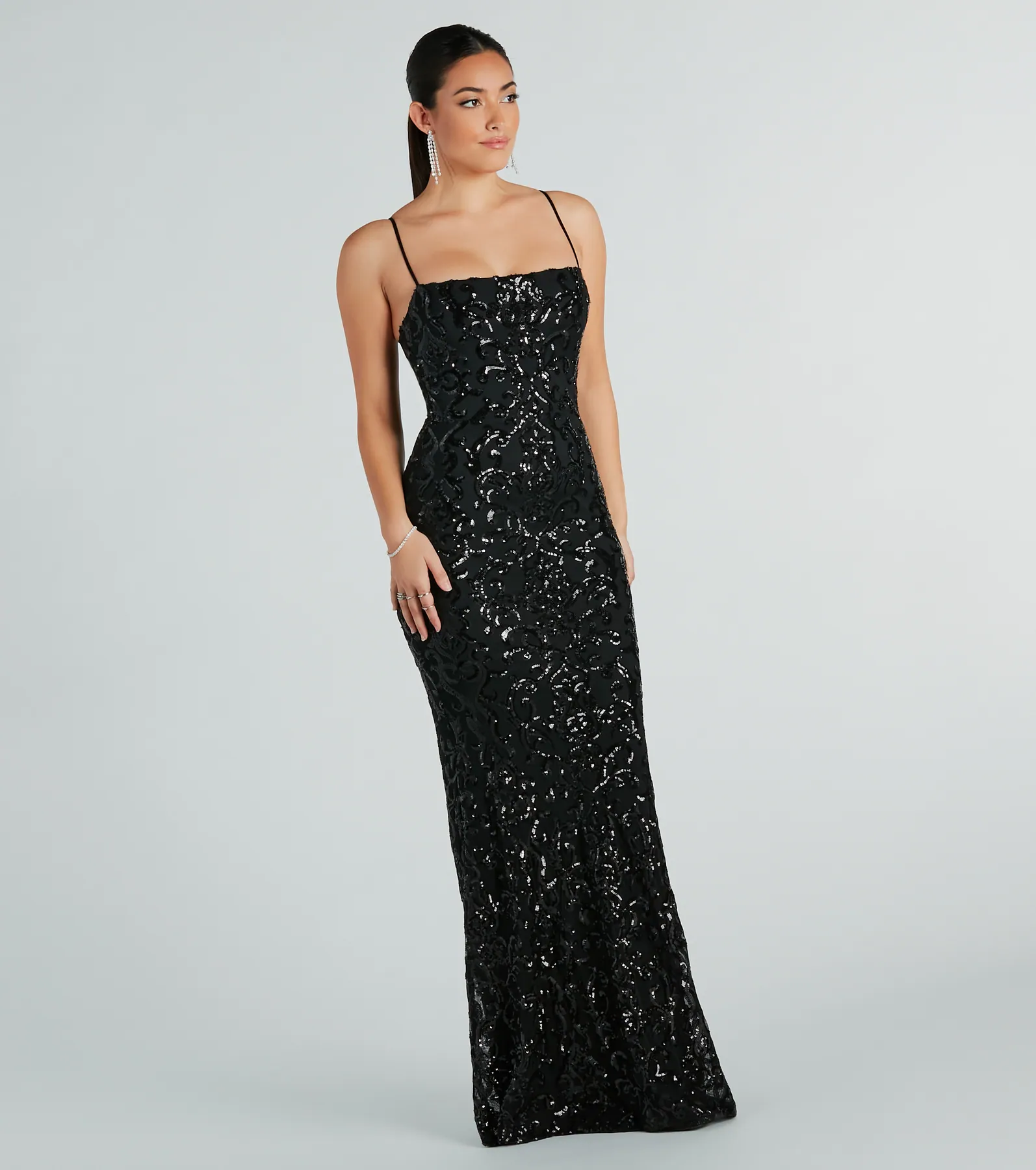 Noemi Formal Sequin A-Line Dress