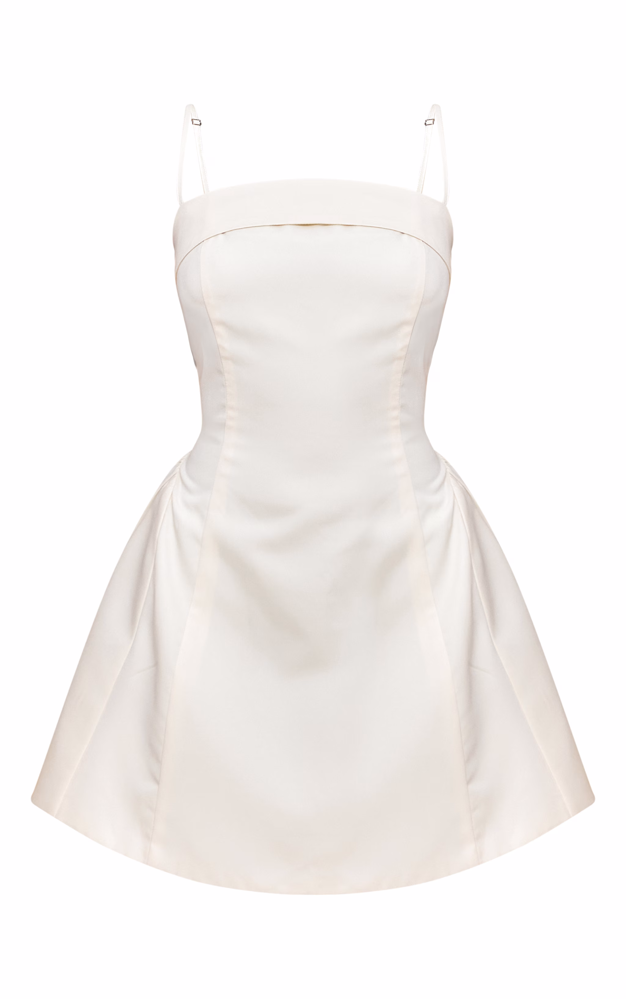 Butter Cream Structured Shift Dress