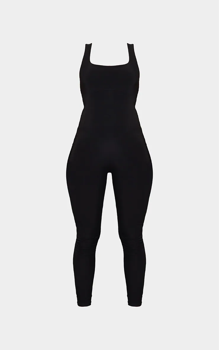 Maternity Black Slinky Jumpsuit