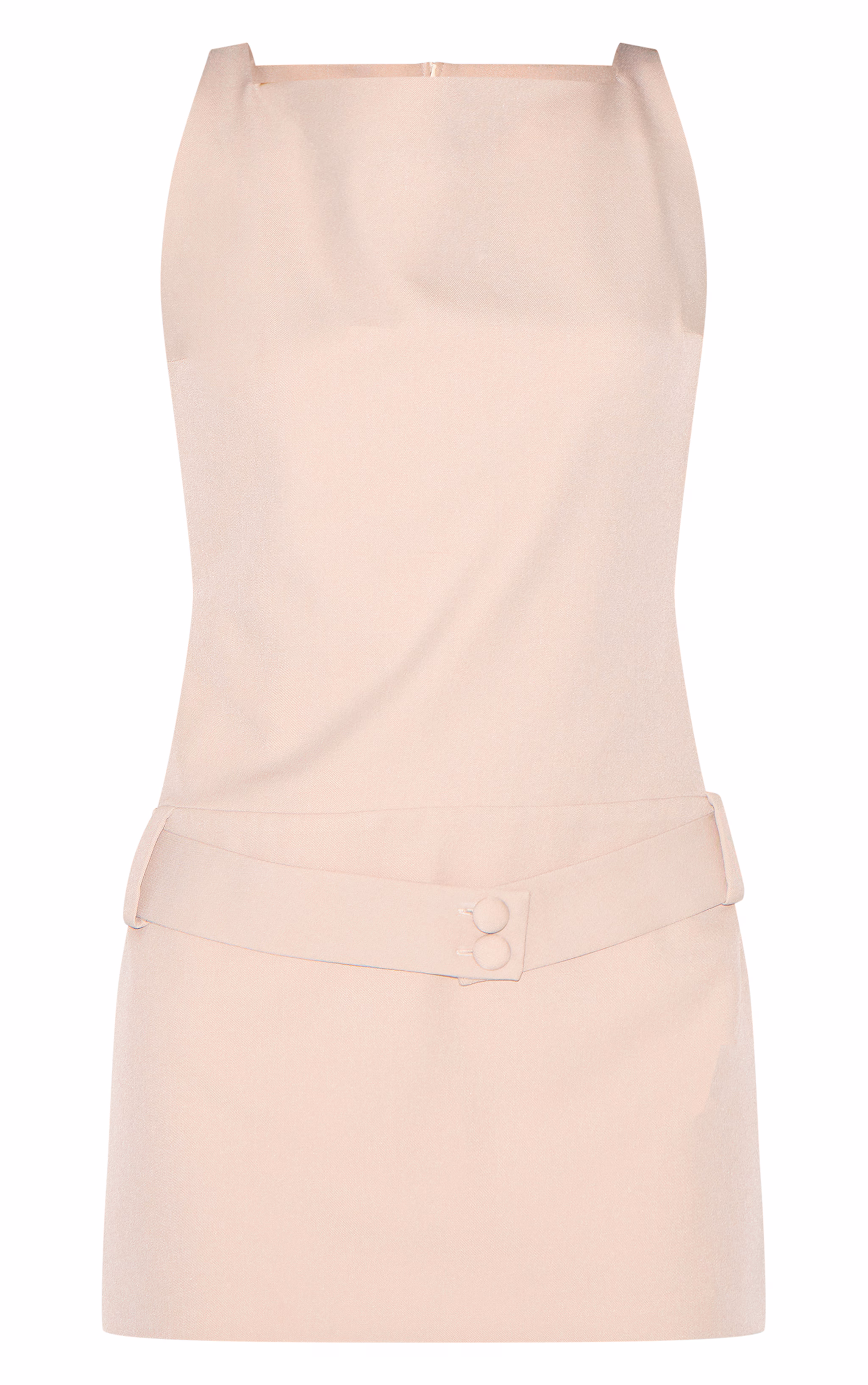 Clay Belt Detail Shift Dress