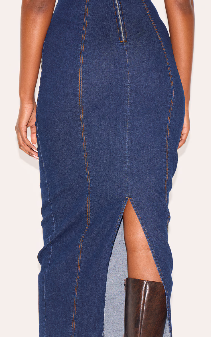 Indigo Cami Strap Denim Midaxi Dress