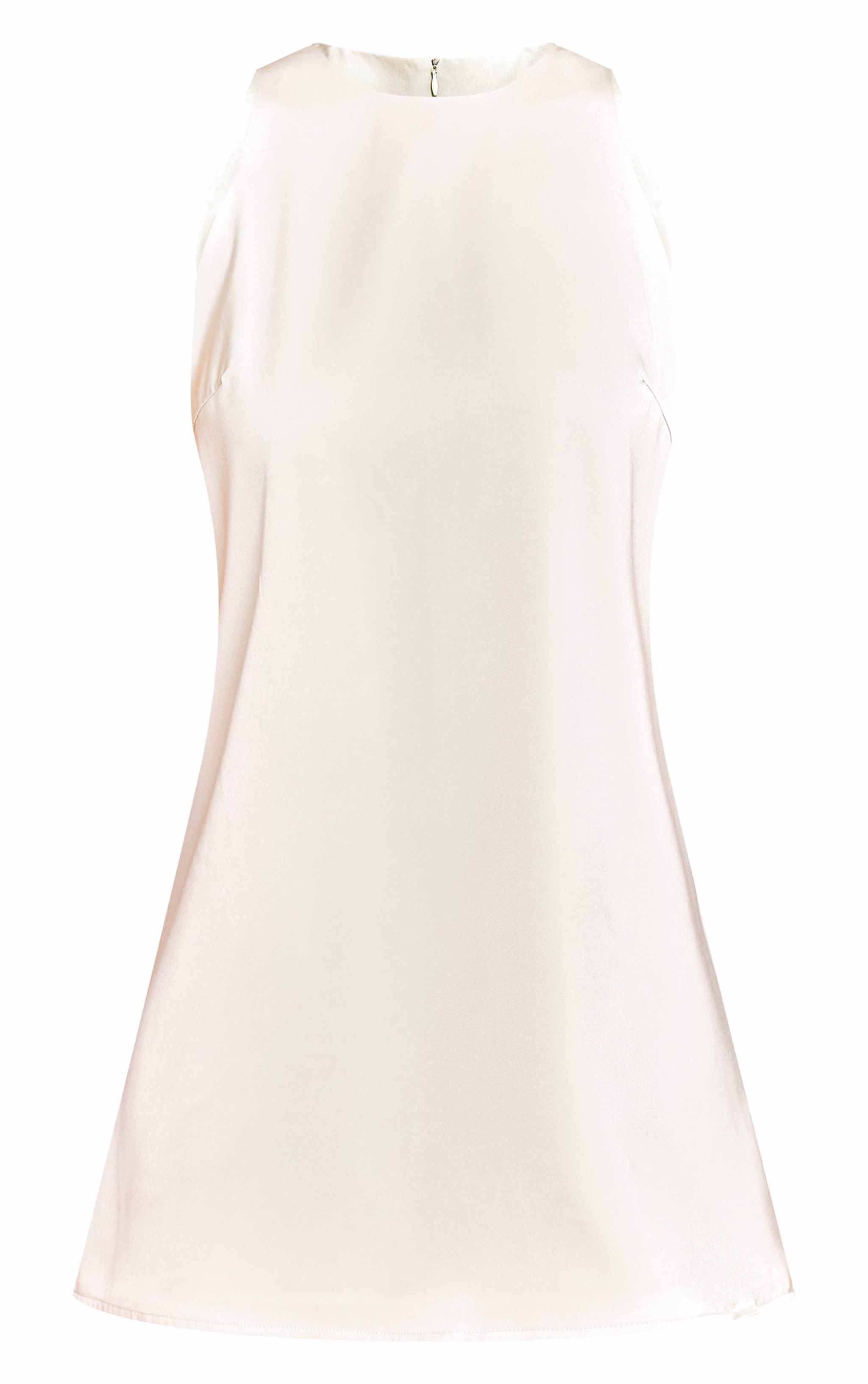 Sage Tailored Sleeveless Shift Dress