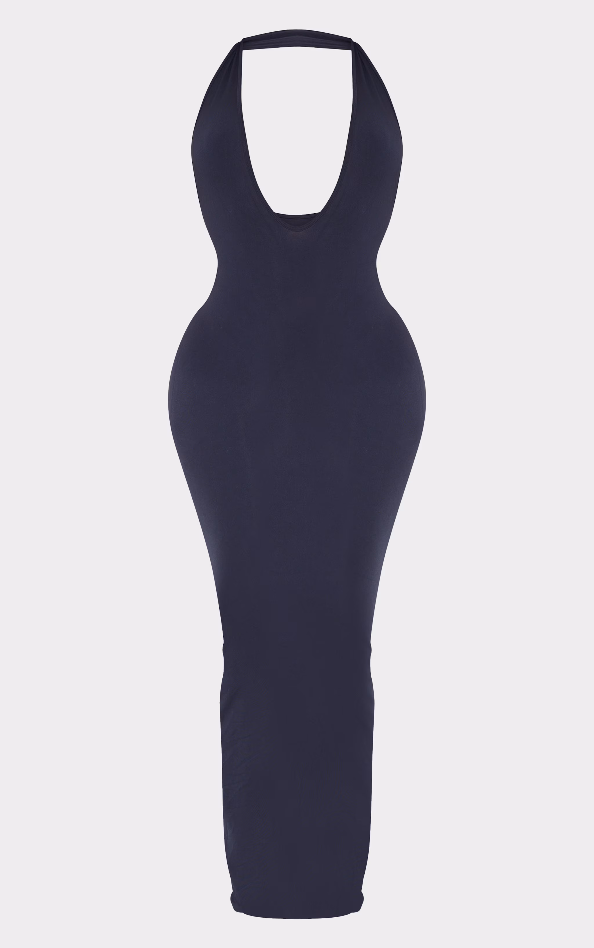 Shape Black Halter Neck Sculpt Dress