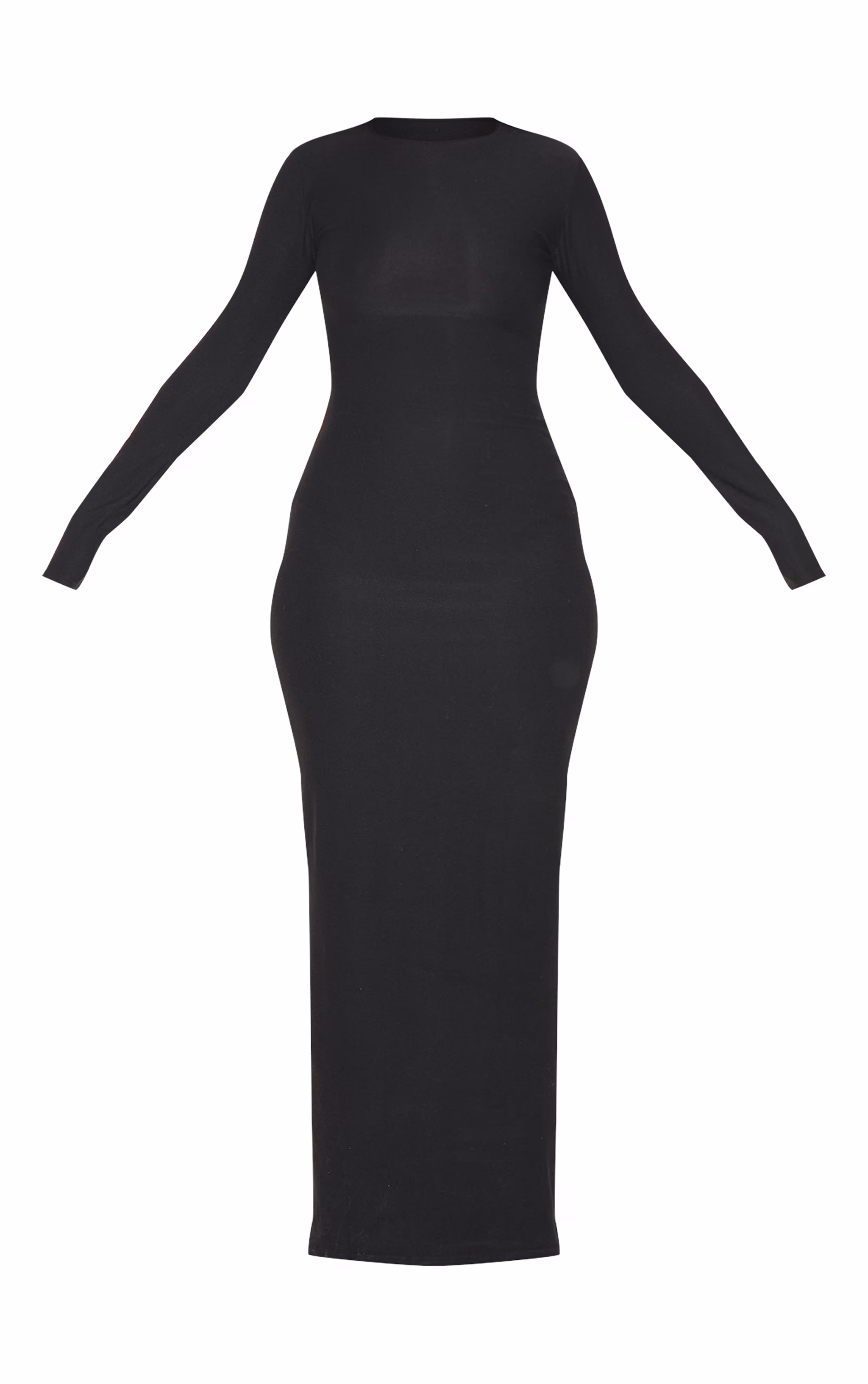 Tall Black Soft Touch Long Sleeve Maxi Dress