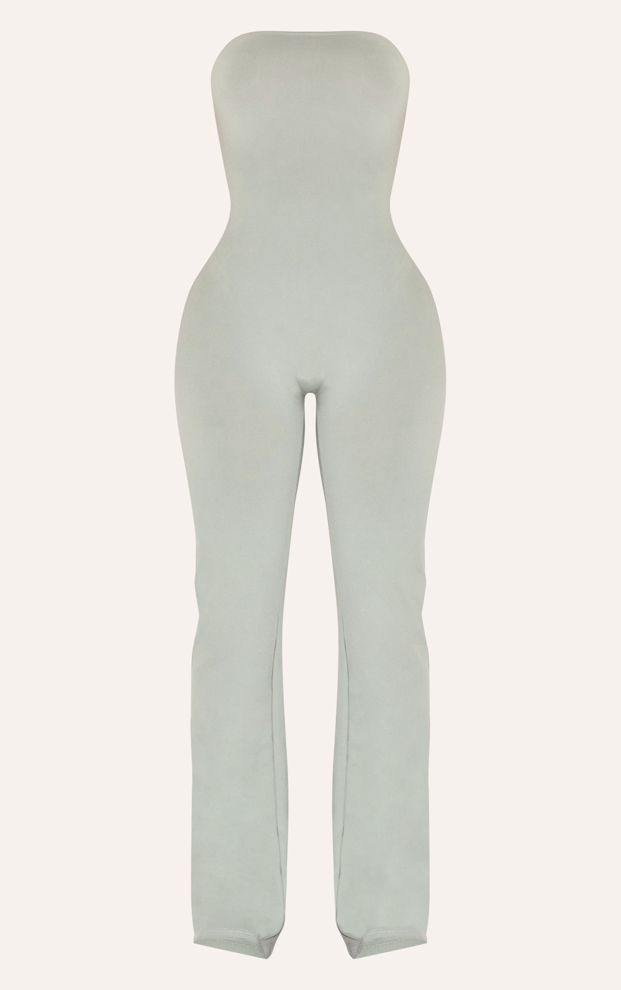 Shape Sage Green Soft Sculpted Bandeau Jumpsuit