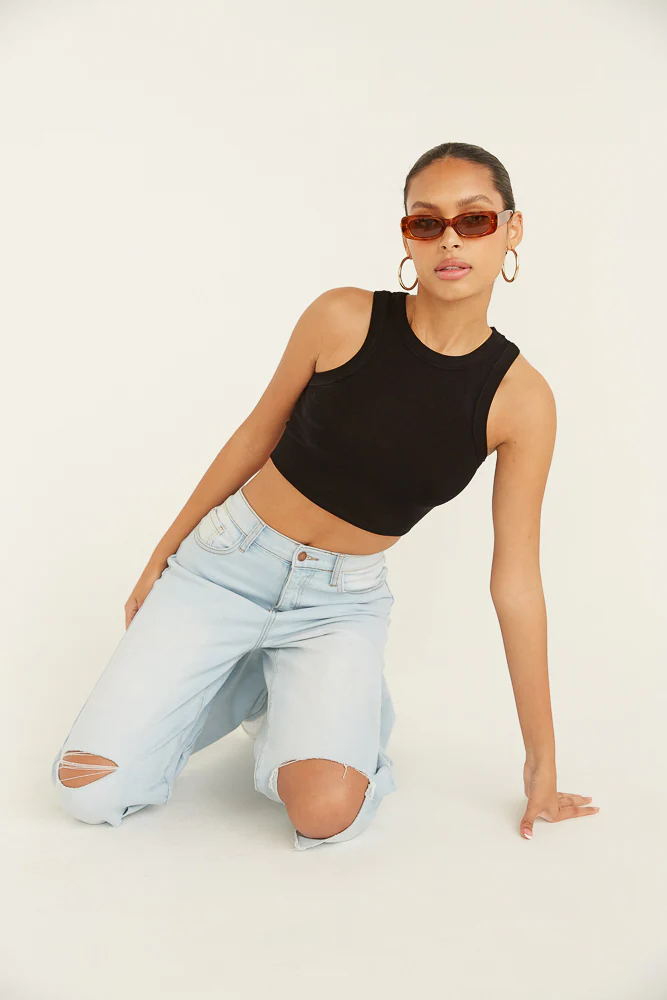 Ivy Ribbed Crop Top