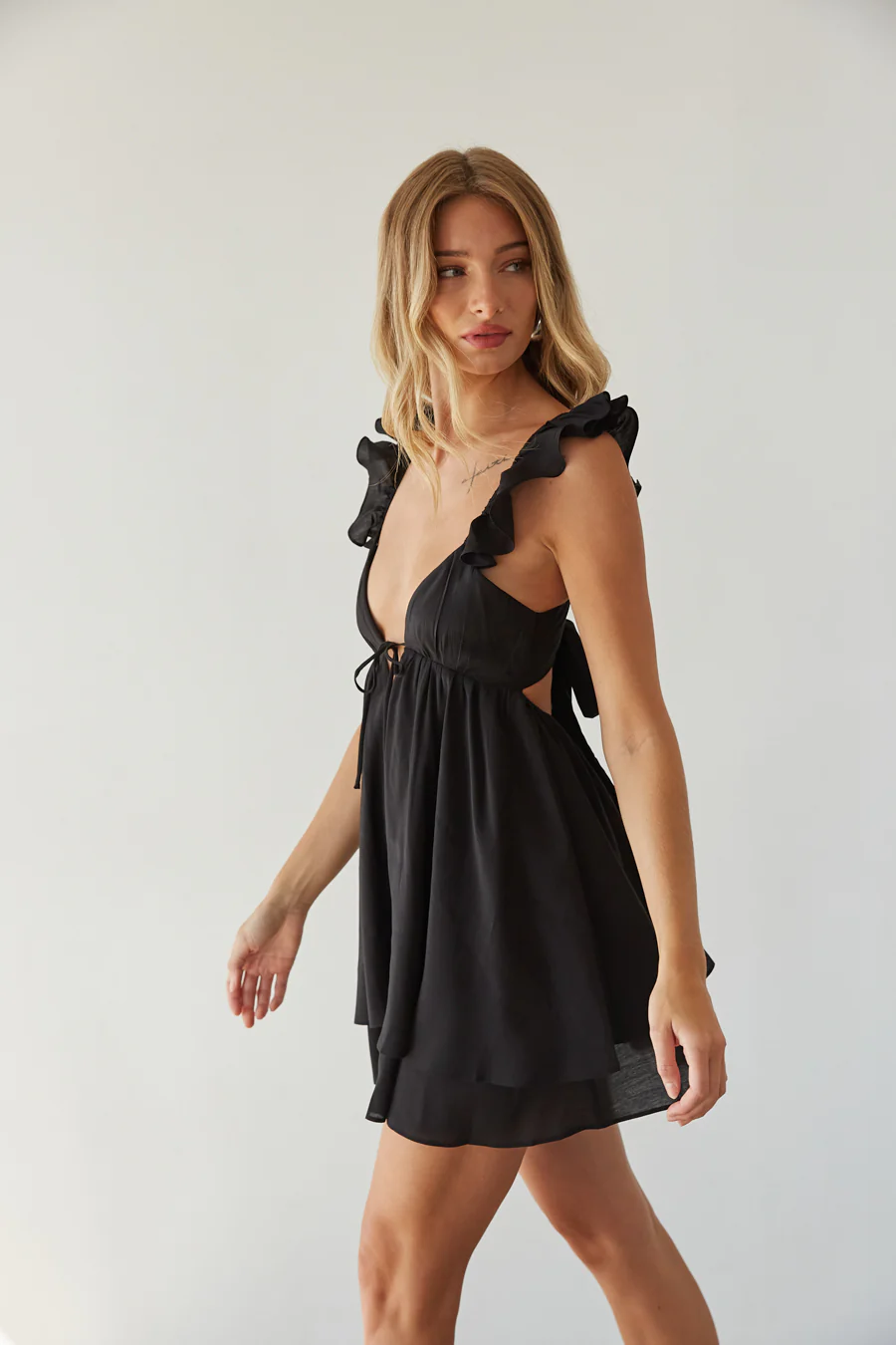 Pepper Babydoll Mini Dress