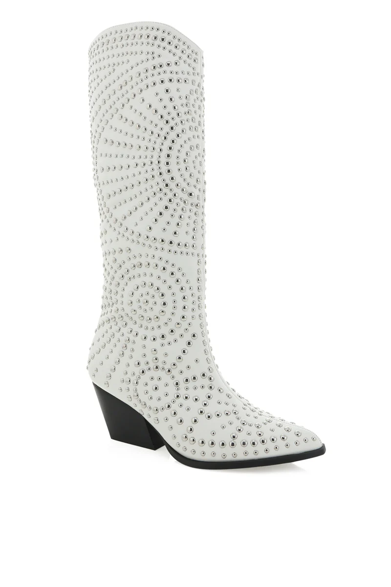 Zachariah Studded Western Boot